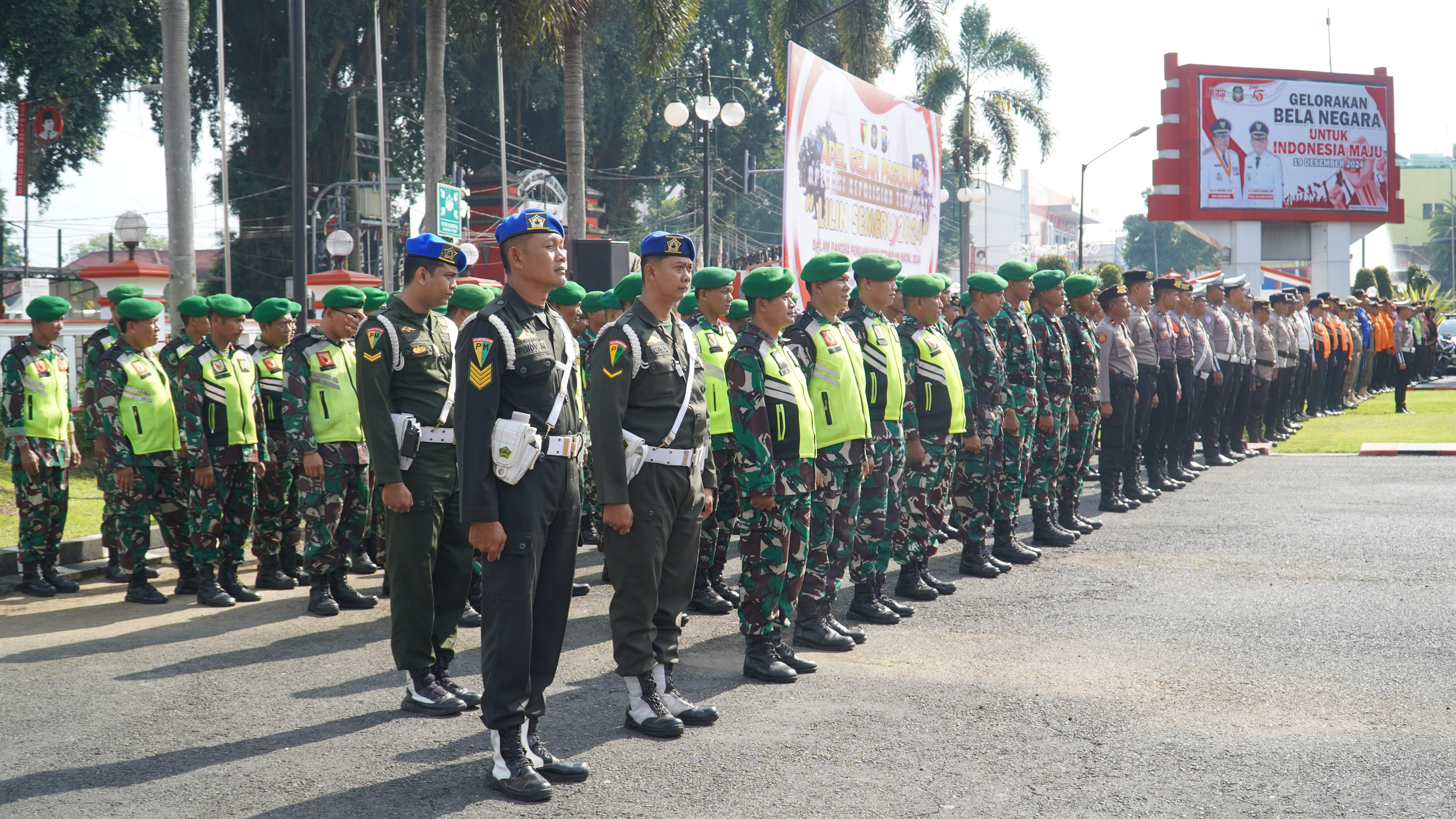 20 Desember 2024 - Apel Gelar Pasukan OPERASI LILIN SEMERU 2024