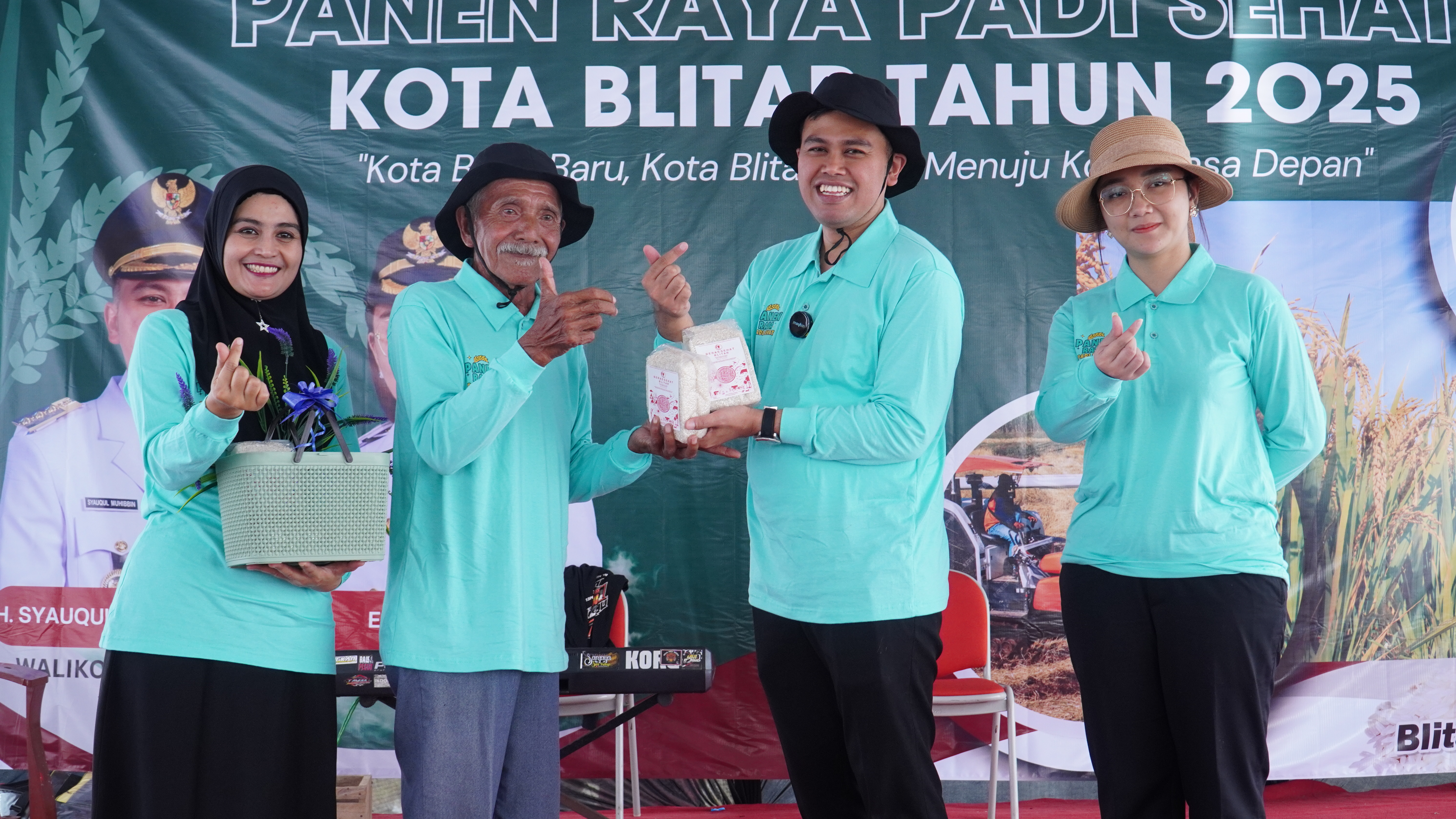 30 April 2025 - Panen Raya Padi Sehat di Sawah Poktan Rukun Makmur 1 Jl. Kali Krasak Kel.Pakunden