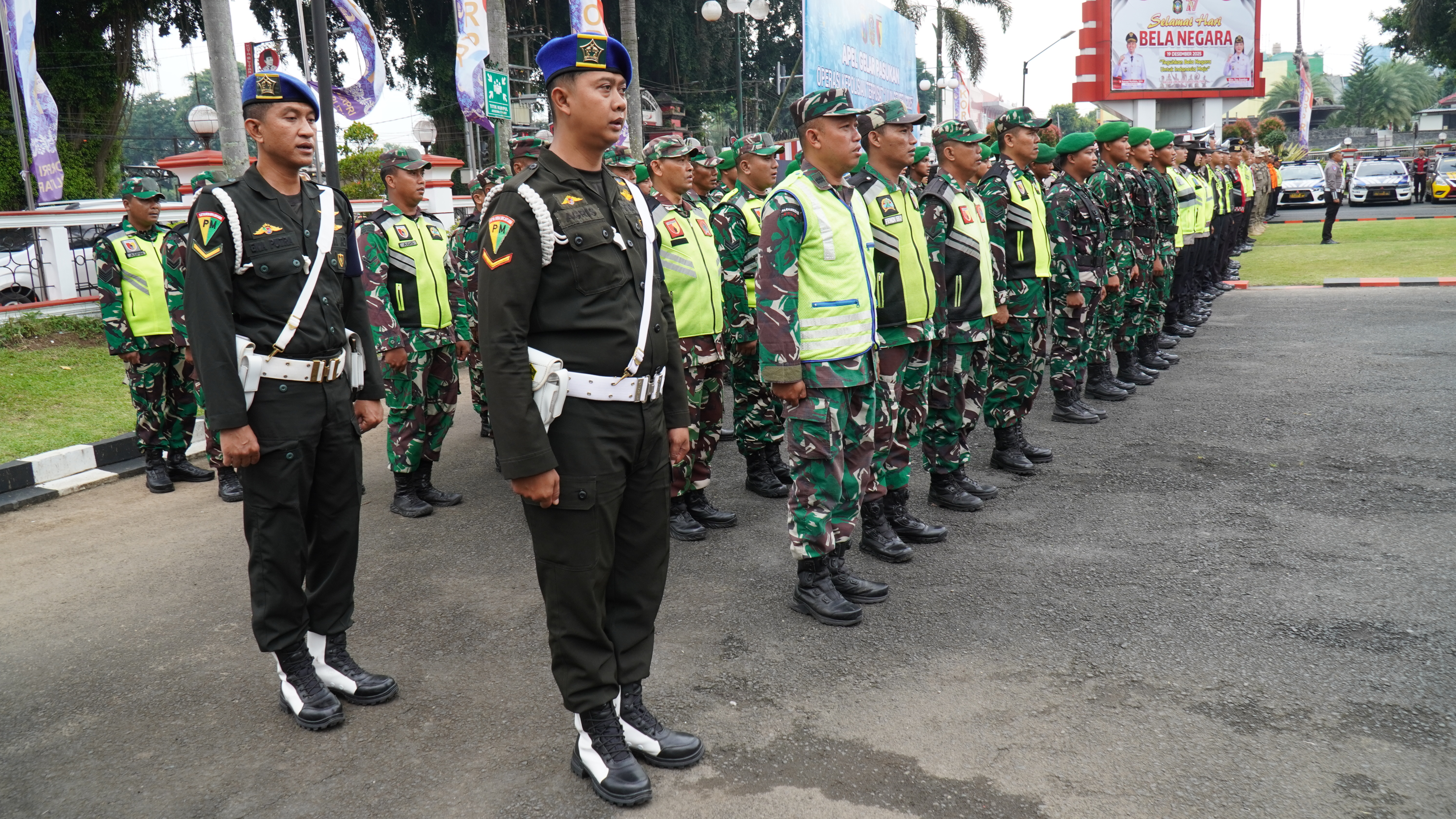 Apel Gelar Pasukan OPERASI LILIN SEMERU 2025 Polres Blitar Kota