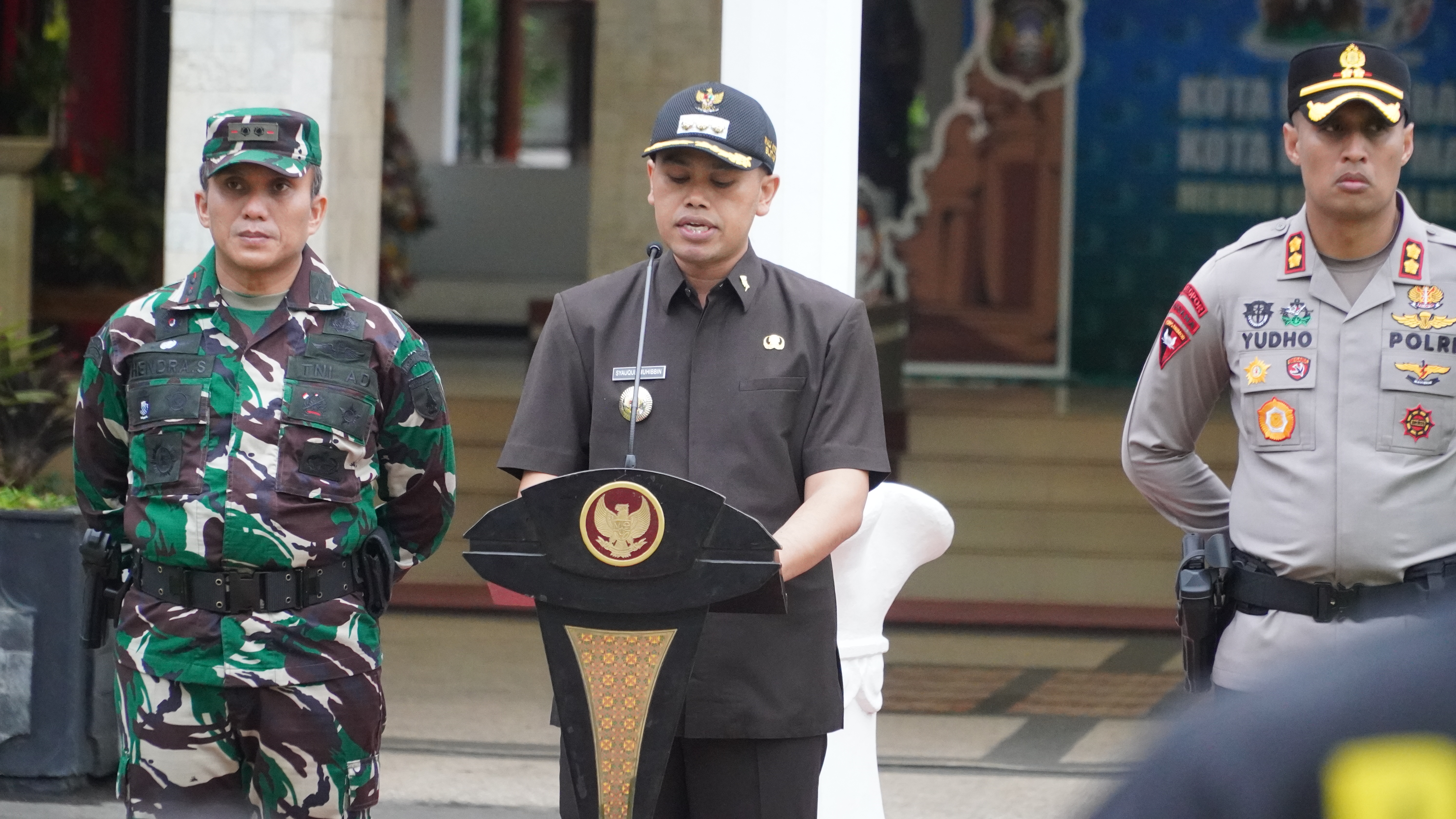 30 Maret 2025 - Apel Pengamanan Malam Takbir&amp;amp; Sholat Idul Fitri 1446H dilanjut Pengecekan POS PAM &amp;amp;POS YAN