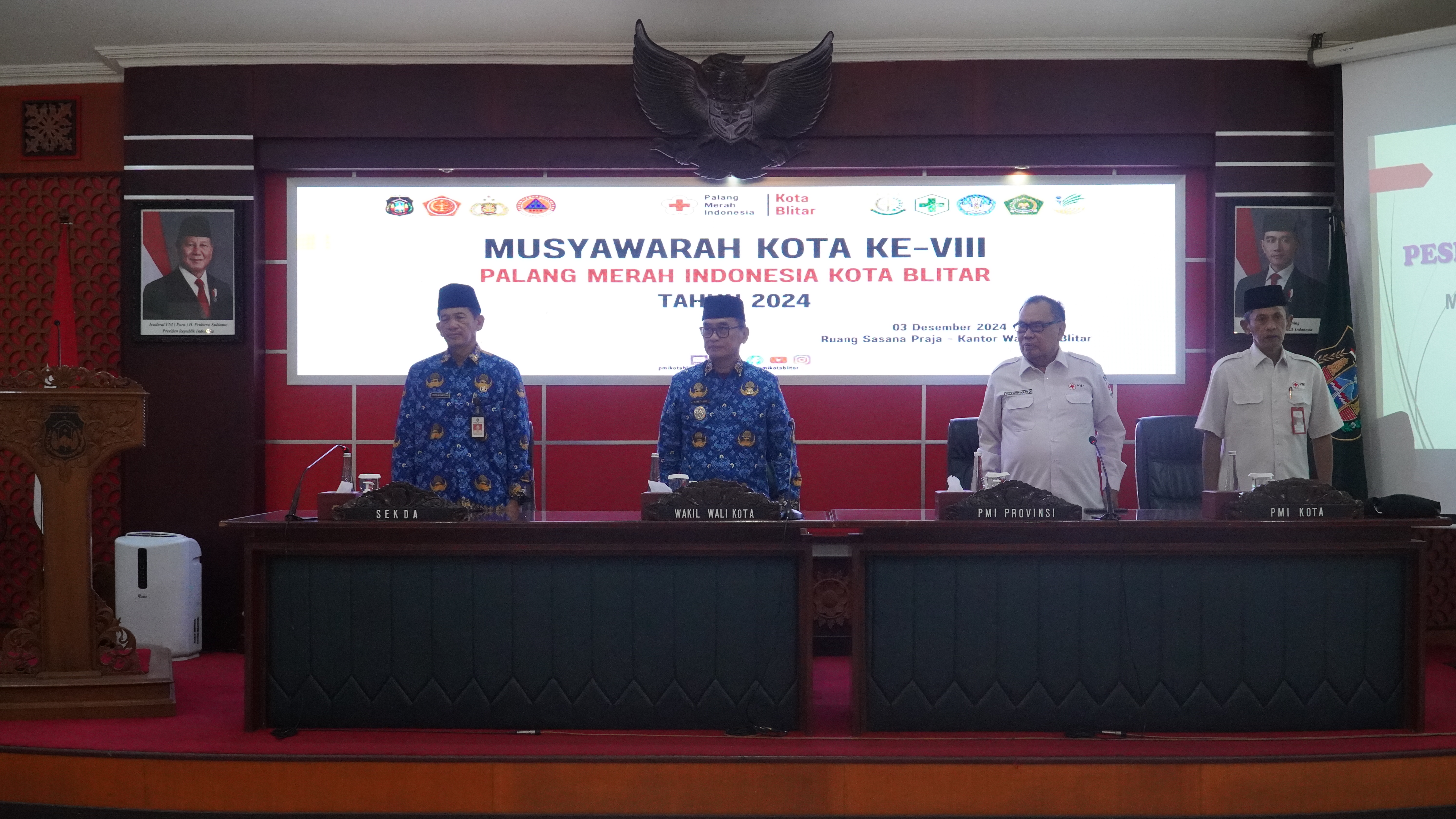 3 Desember 2024 -  Pembukaan  MUSKOT  K-VIII PMI KOTA BLITAR