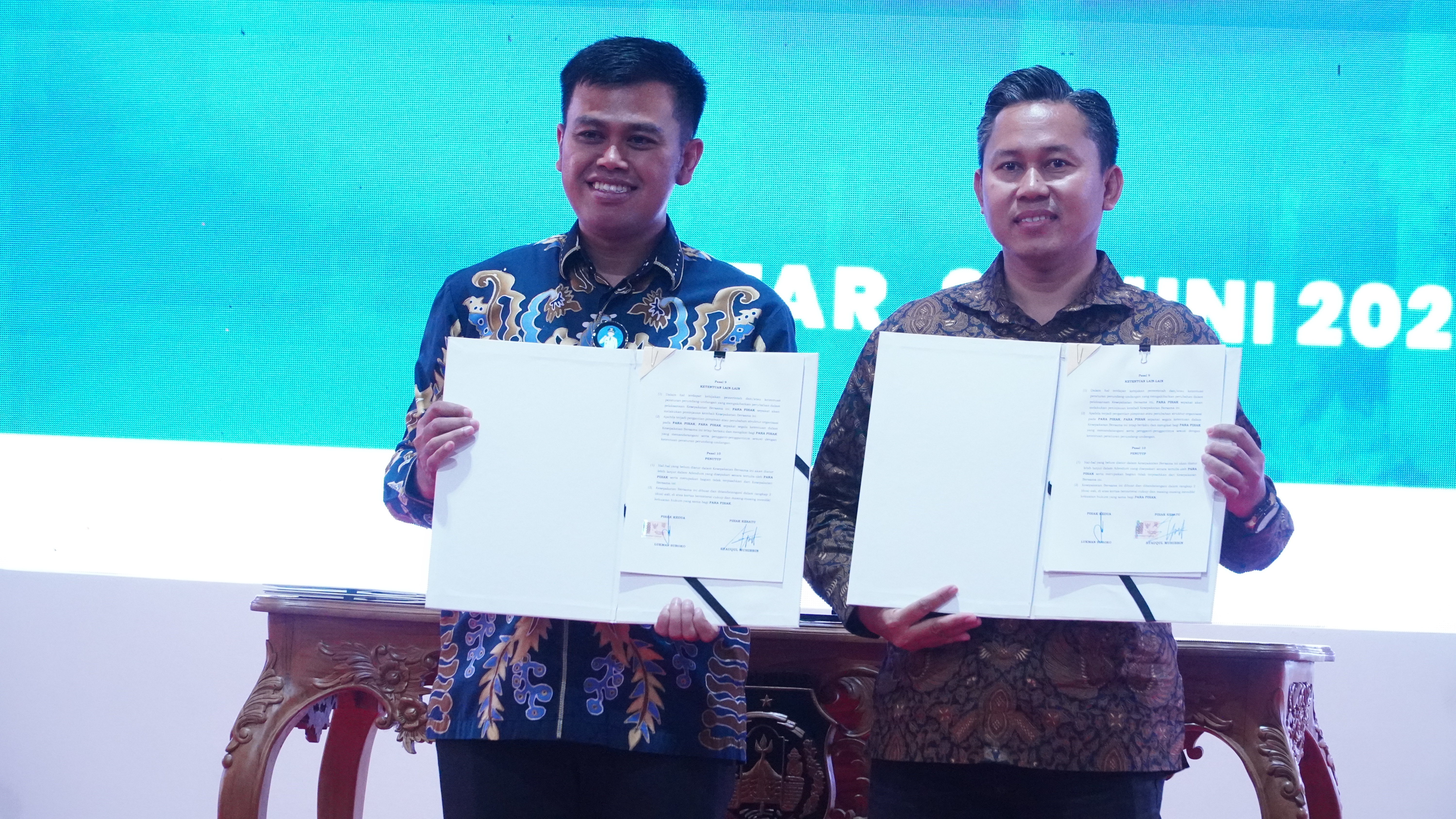 20 Juni 2025 - Penandatanganan MOU Antar Daerah di Bazar Blitar Djadoel