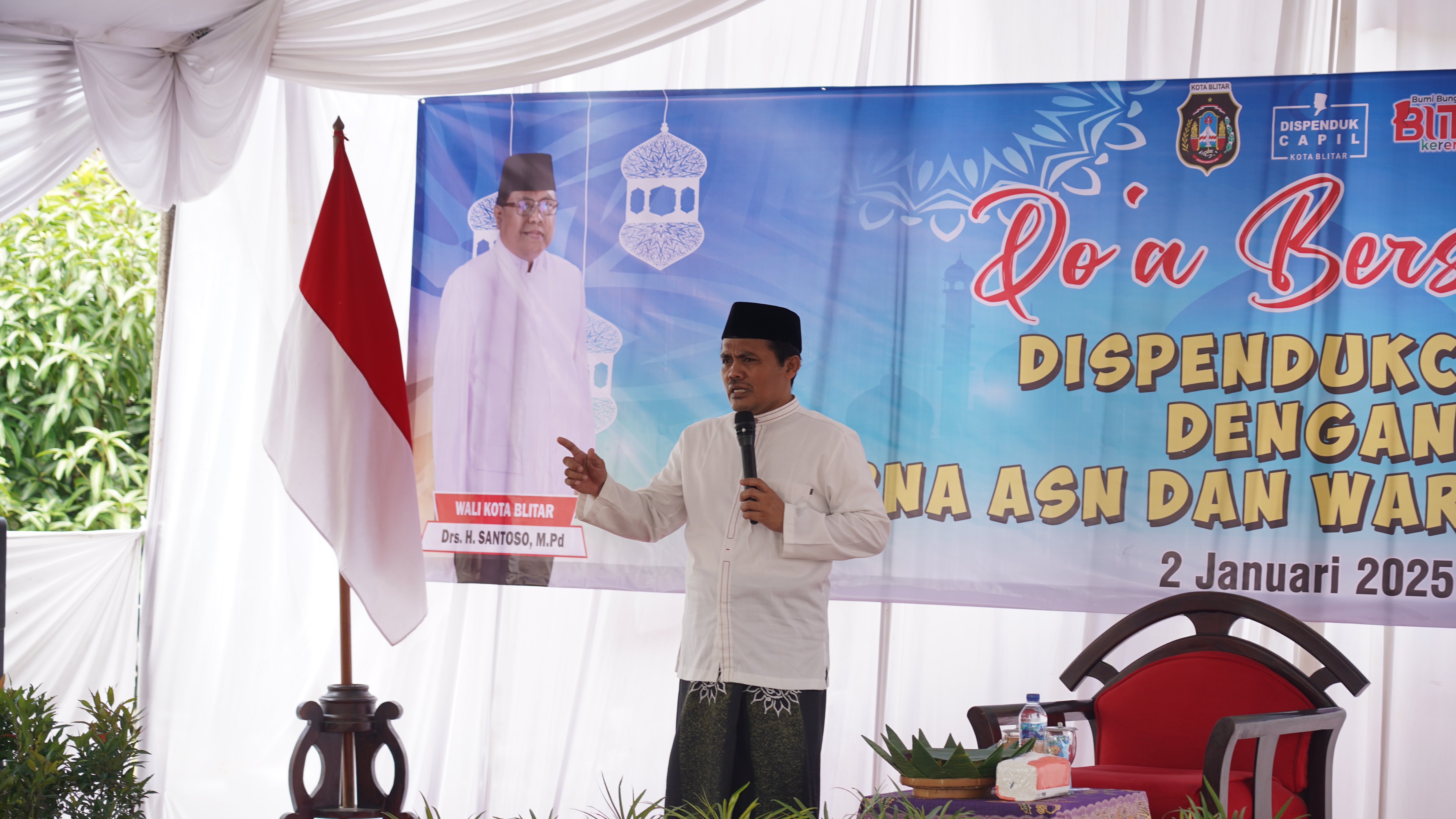 2 Januari 2024 - Doa Bersama DISPENDUKCAPIL dengan PURNA ASN &amp; Warga Sekitar