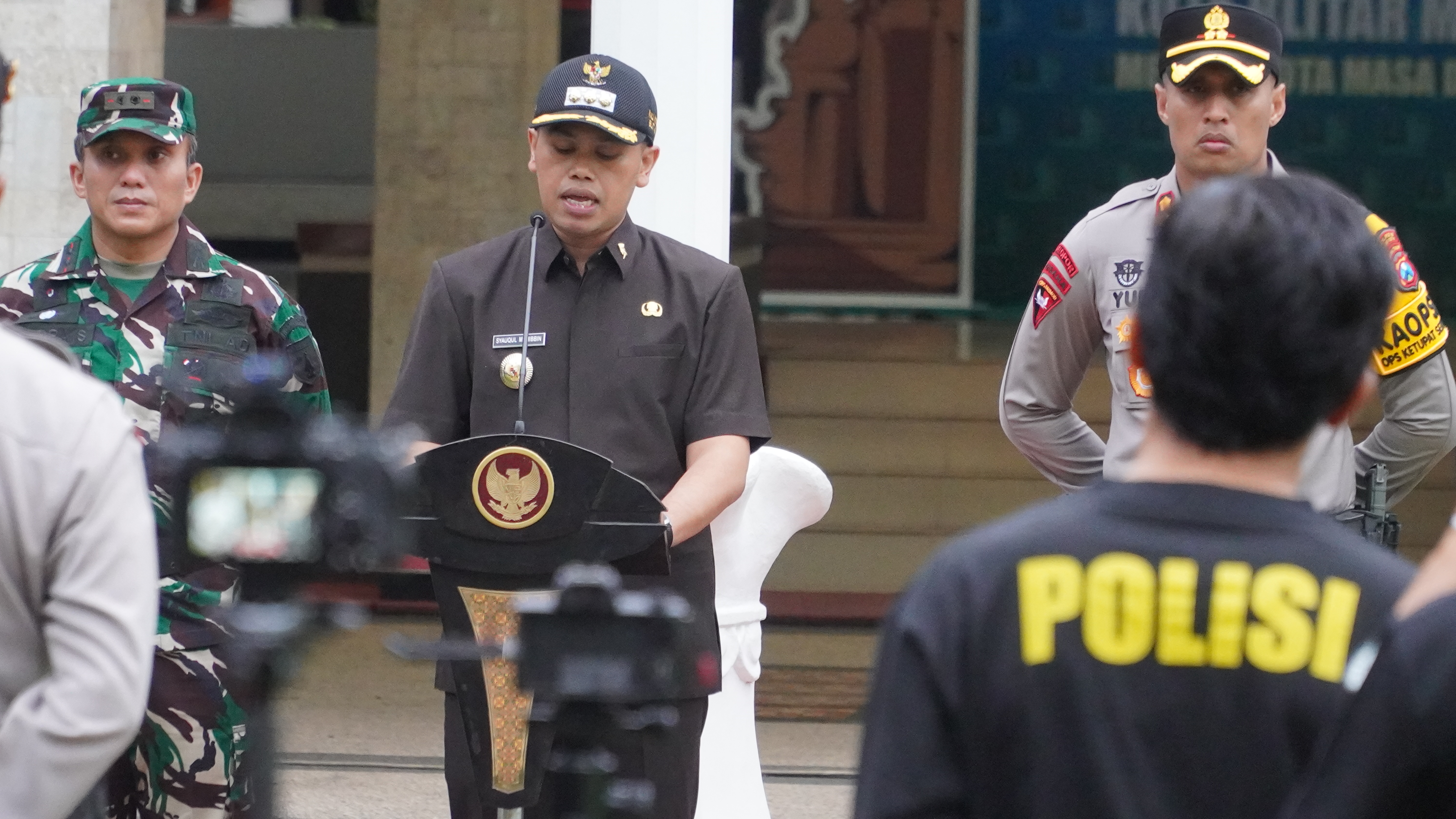 30 Maret 2025 - Apel Pengamanan Malam Takbir&amp;amp; Sholat Idul Fitri 1446H dilanjut Pengecekan POS PAM &amp;amp;POS YAN