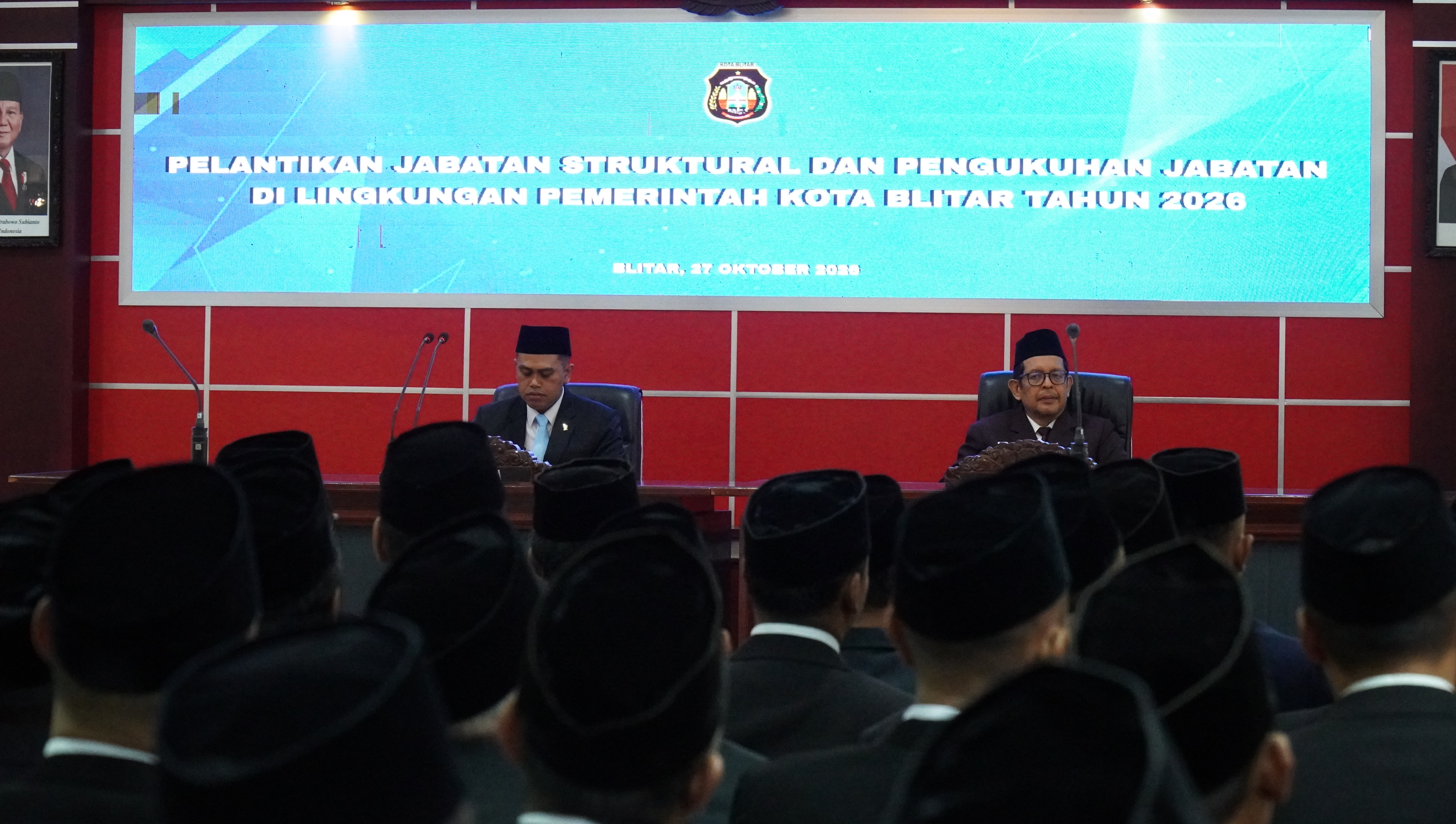 Pelantikan Pejabat Struktural di Lingkungan Pemkot Blitar