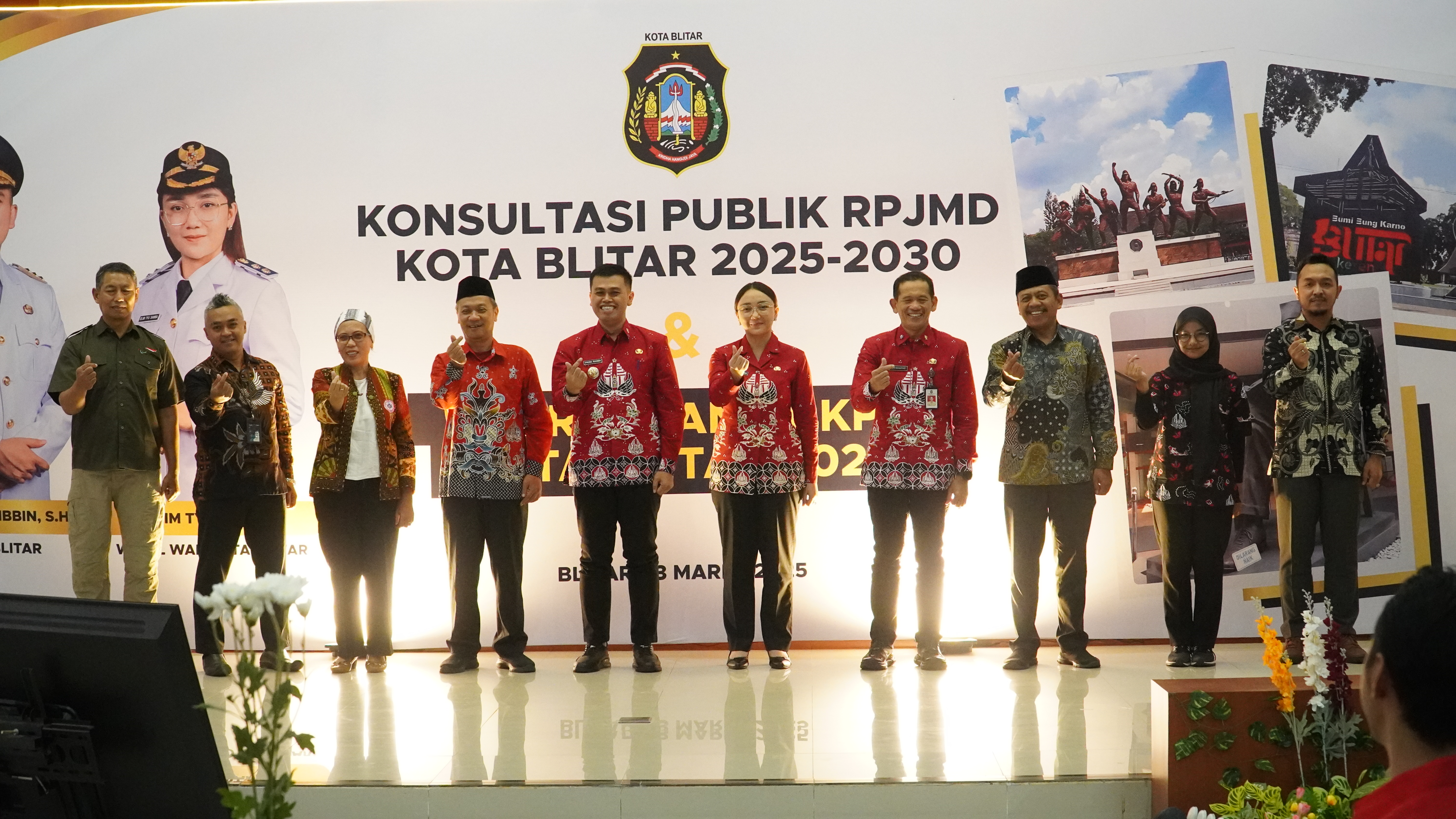 13 Maret 2025 - Forum Konsultasi Publik RPJMD Kota Blitar Tahun 2025-2030 dan MUSREMBANG RKPD Kota Blitar Tahun 2026
