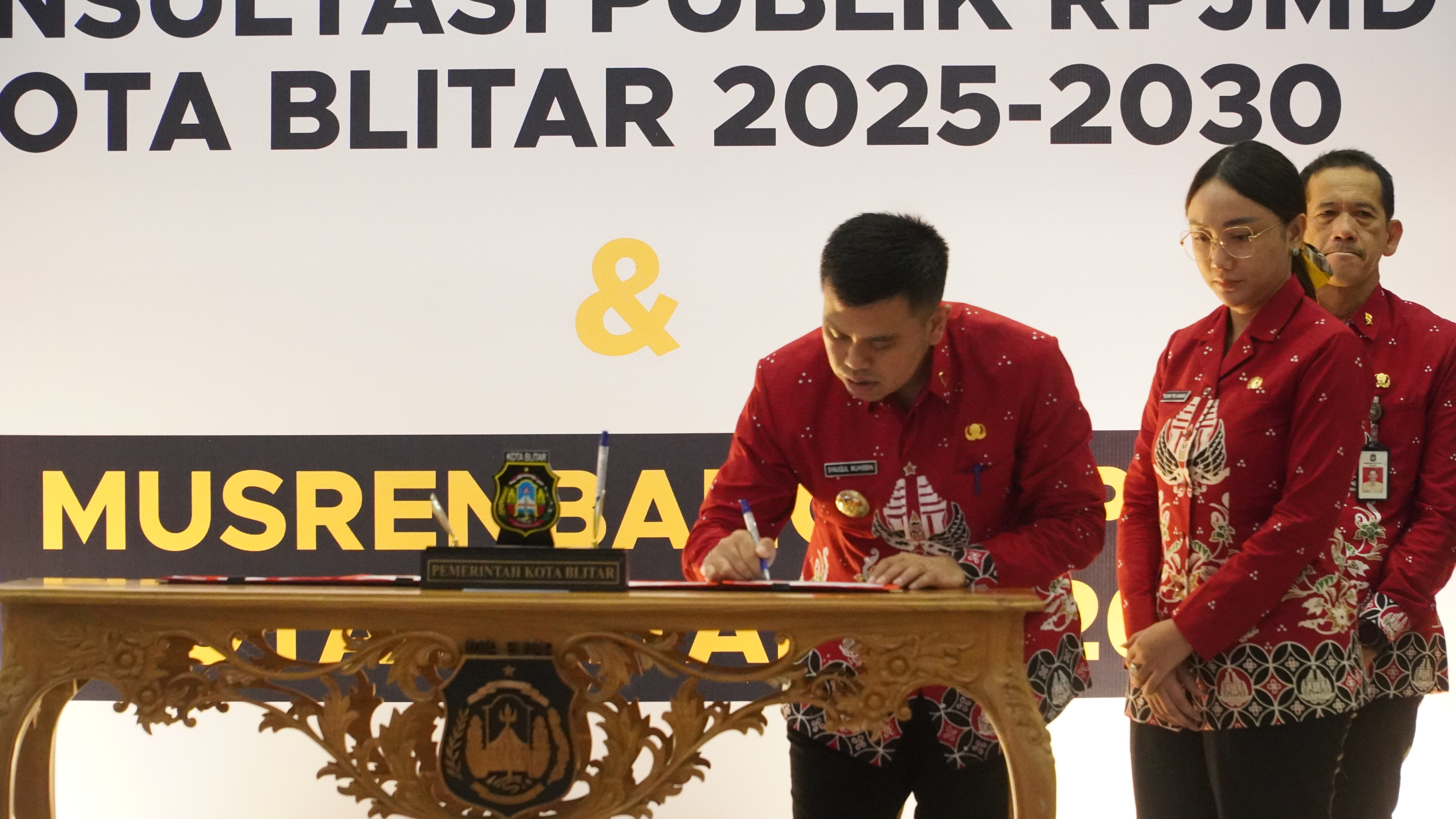13 Maret 2025 - Forum Konsultasi Publik RPJMD Kota Blitar Tahun 2025-2030 dan MUSREMBANG RKPD Kota Blitar Tahun 2026