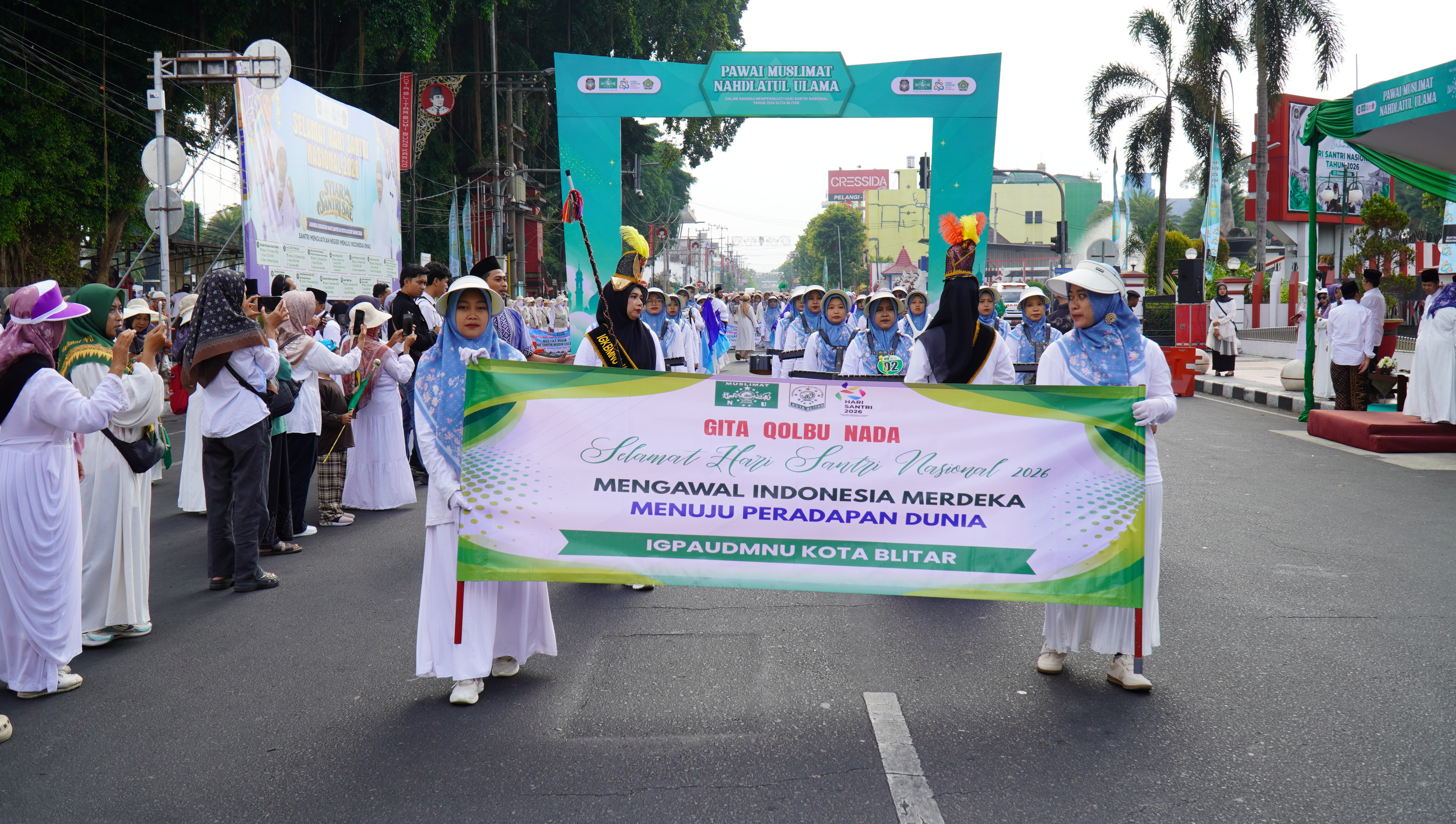 Pemberangkatan Pawai Muslimat NU