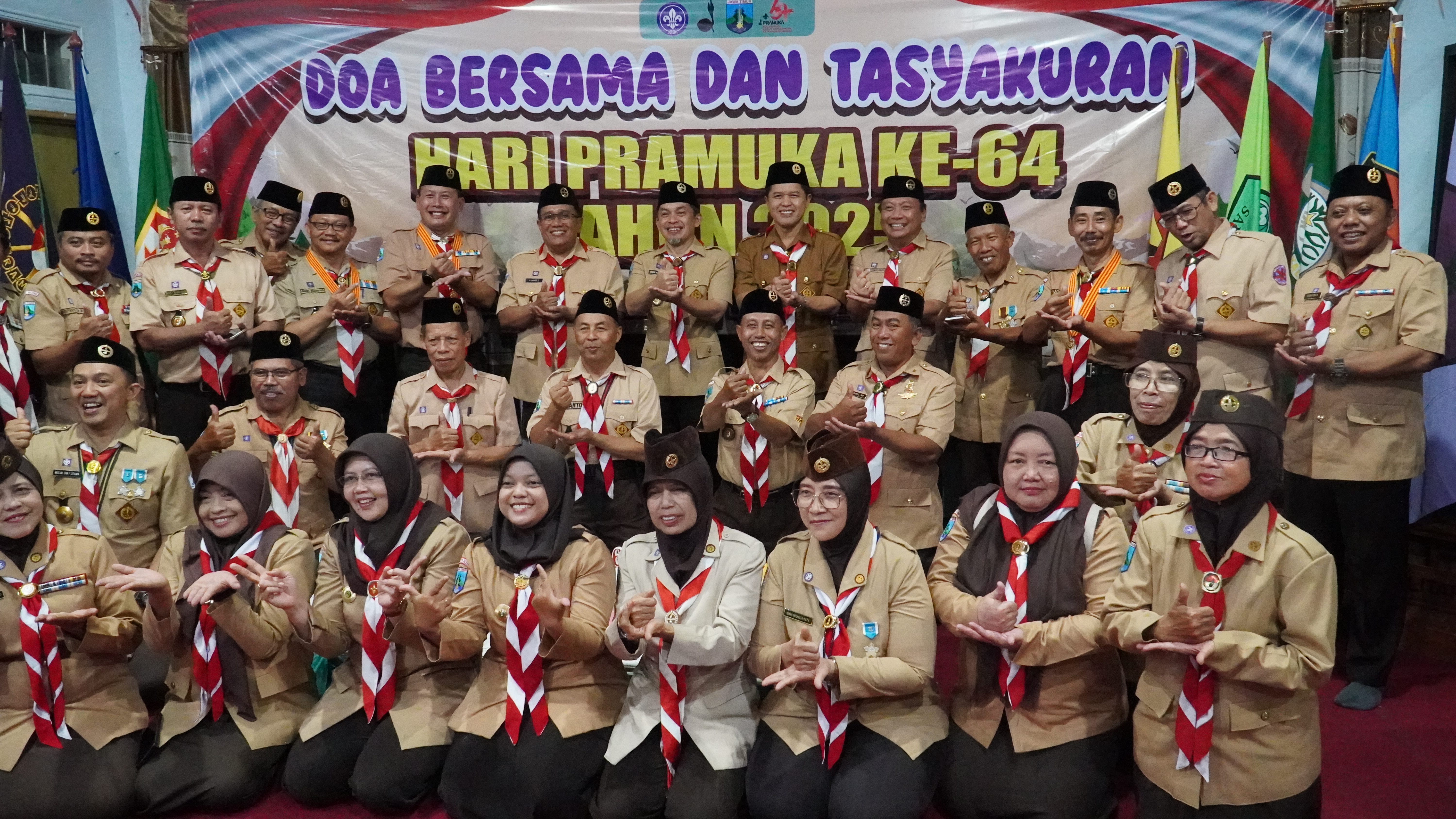 13 Agustus Ulang Janji &amp;amp; Tasyakuran HARI PRAMUKA K-64 Tahun 2025 di Kwarcab Gerakan PramukaKota Bltar