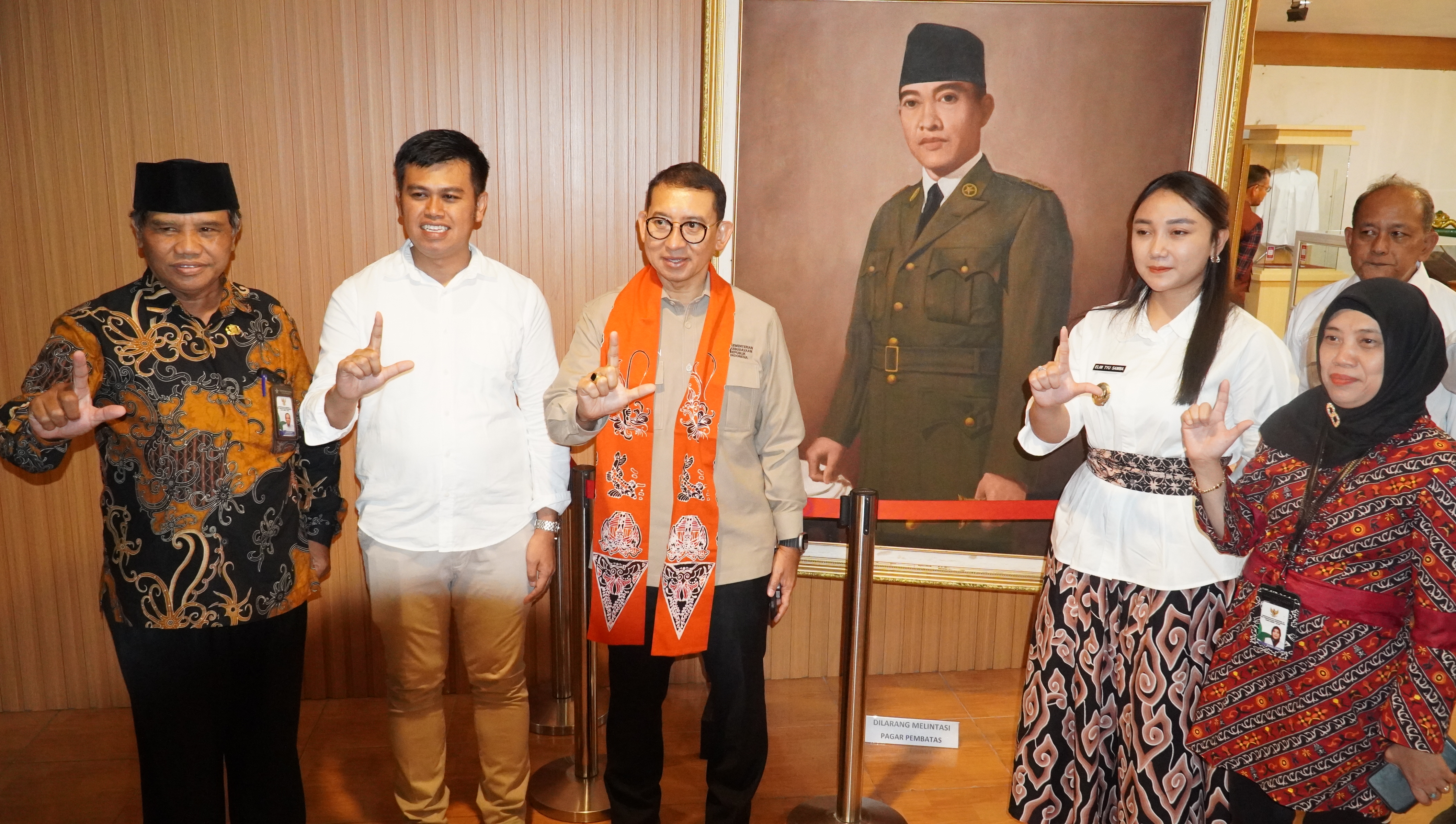 13 September 2025-Kunjungan Menteri Kebudayaan RI di Perpusnas Bung Karno