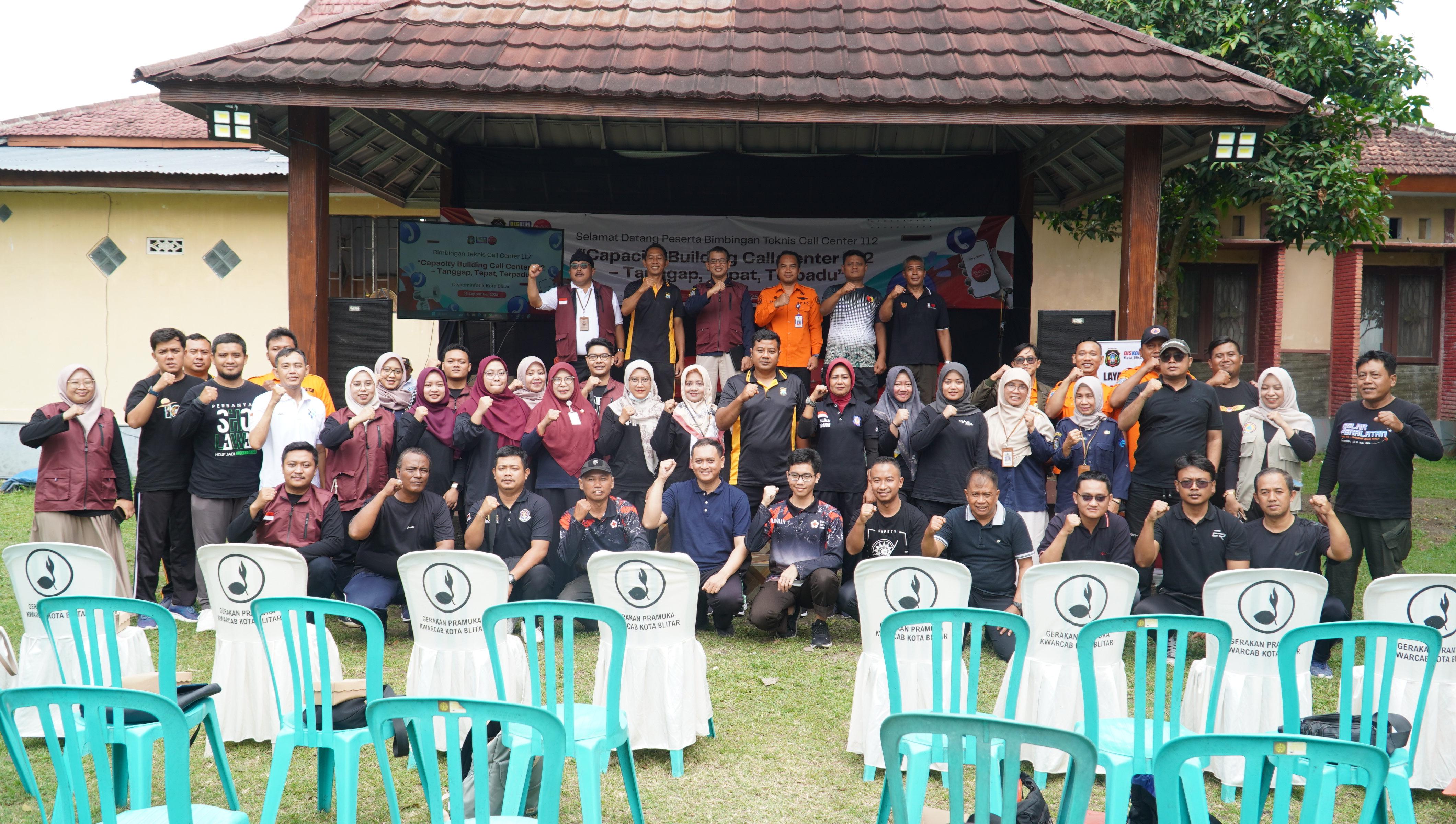 16 September 2025- BIMTEK CALL CENTER 112 di Kwarcab Gerakan Pramuka Kota Blitar