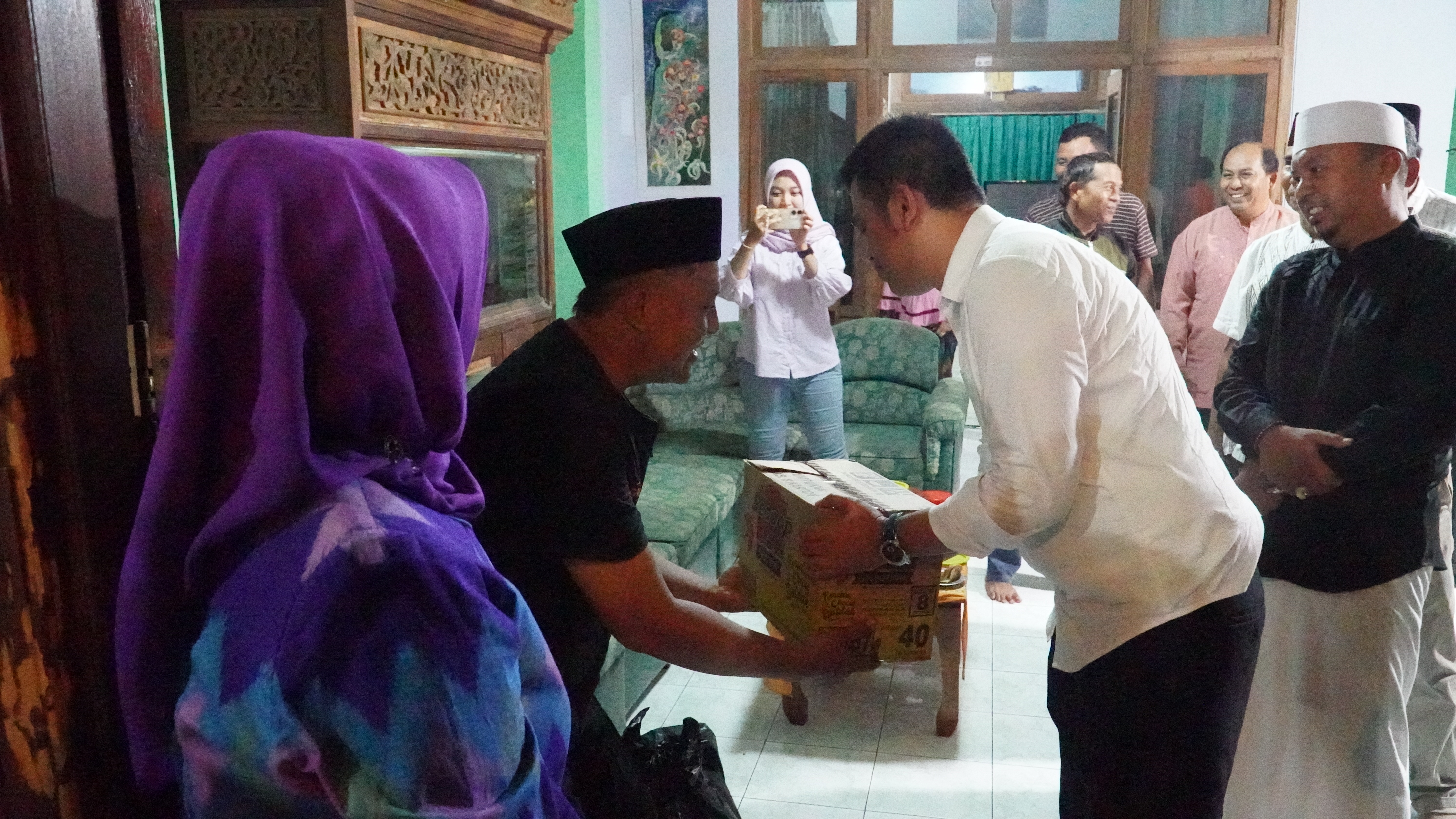 4 Maret 2025 - Penyerahan Bantuan Sembako Bencana di Jl.Kelud, jl.RA Kartini, gedog, klampok
