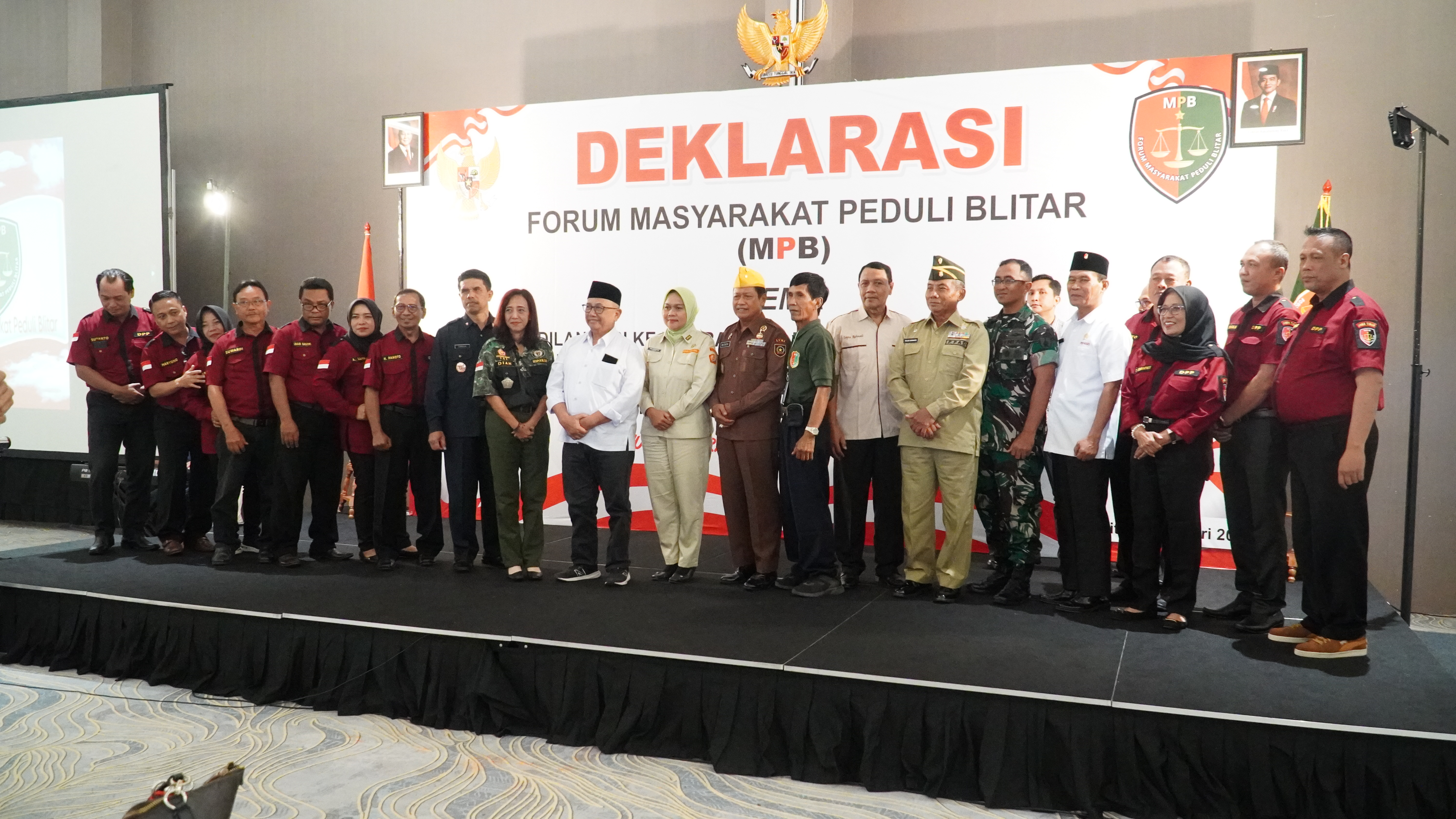 7 Januari 2025 - Deklarasi Forum Masyarakat Peduli Blitar di Ballroom Hotel SANTIKA
