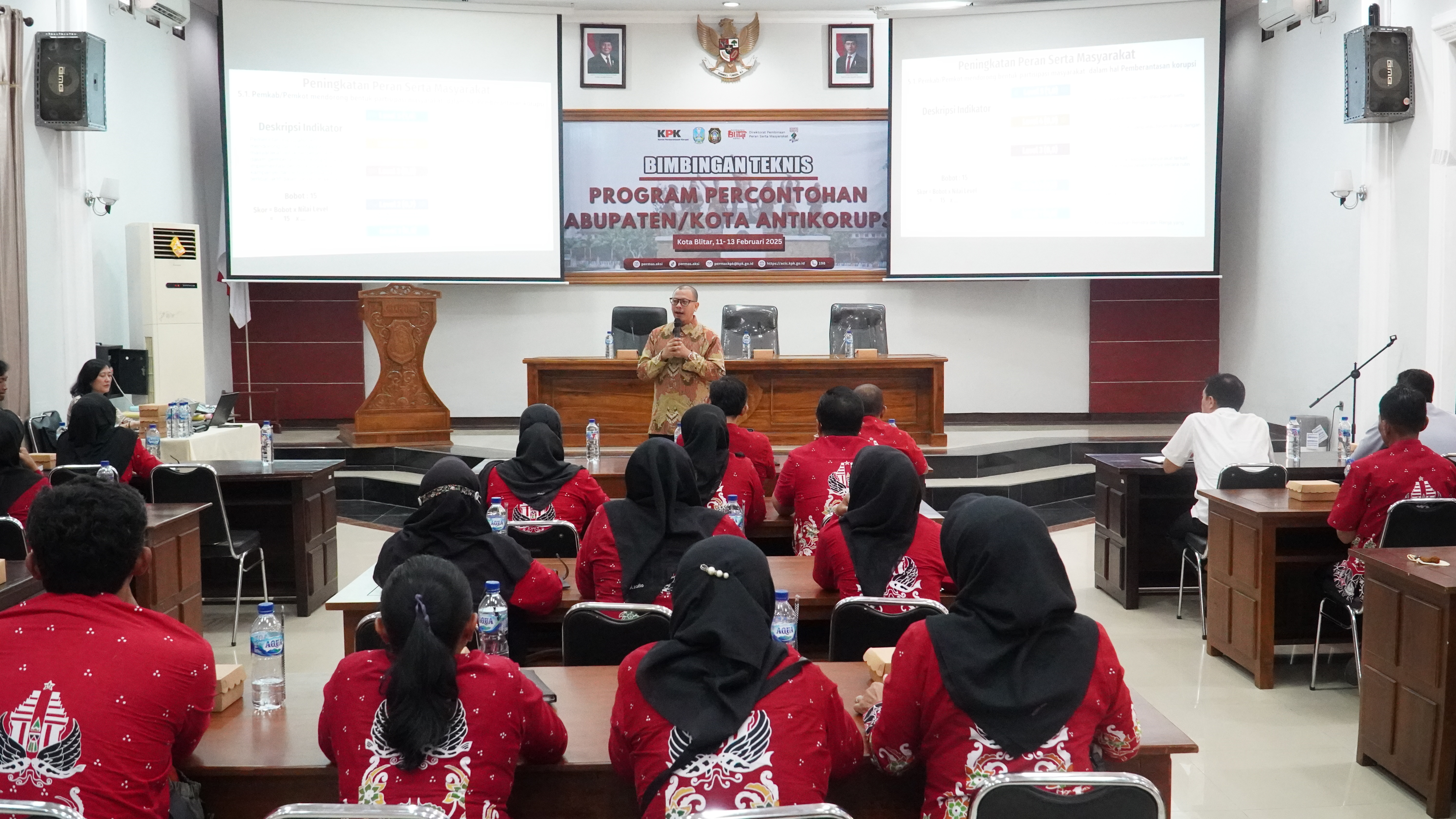 13 Februari 2025 - Bimtek Percontohan Kota Antikorupsi di Ruang Majapahit PUPR ke-3