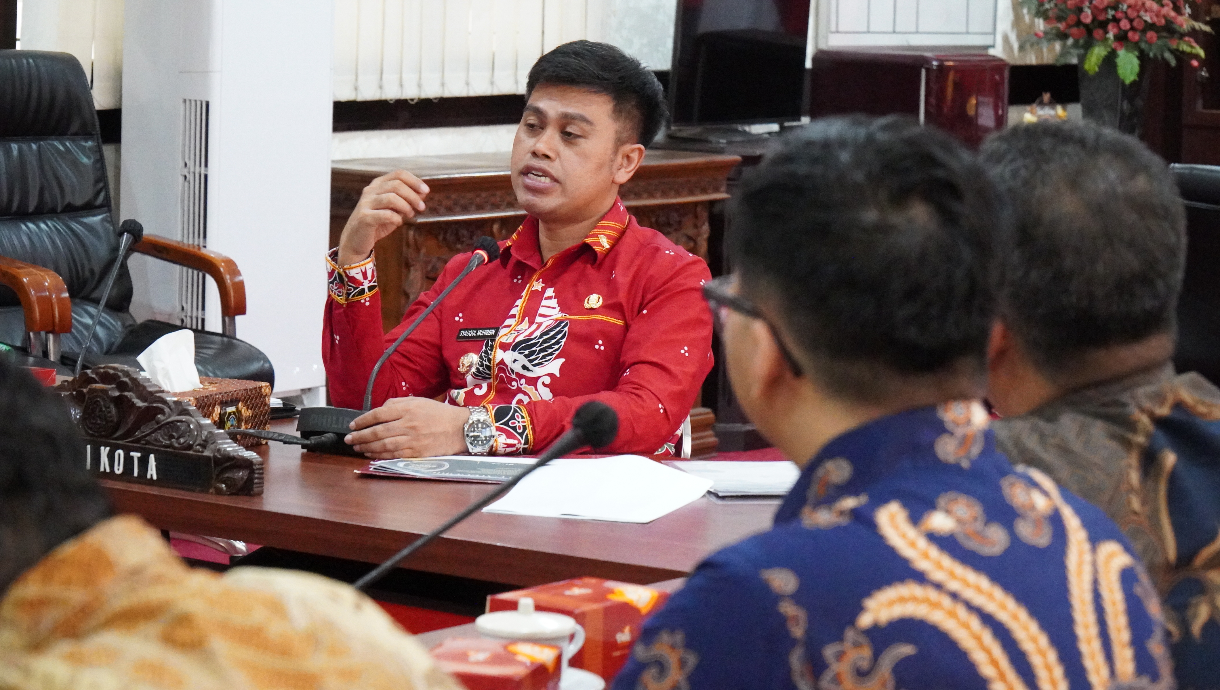 Audensi dengan JAWA POS