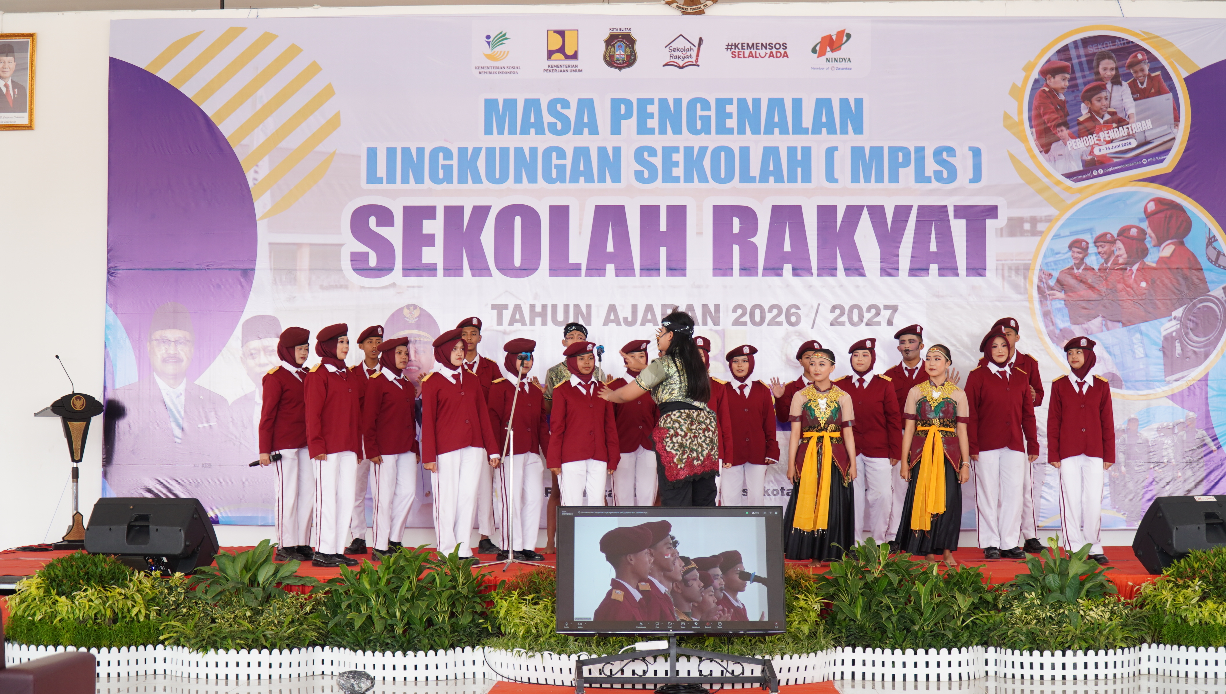 Pembukaan MPLS SEKOLAH RAKYAT Kota Blitar