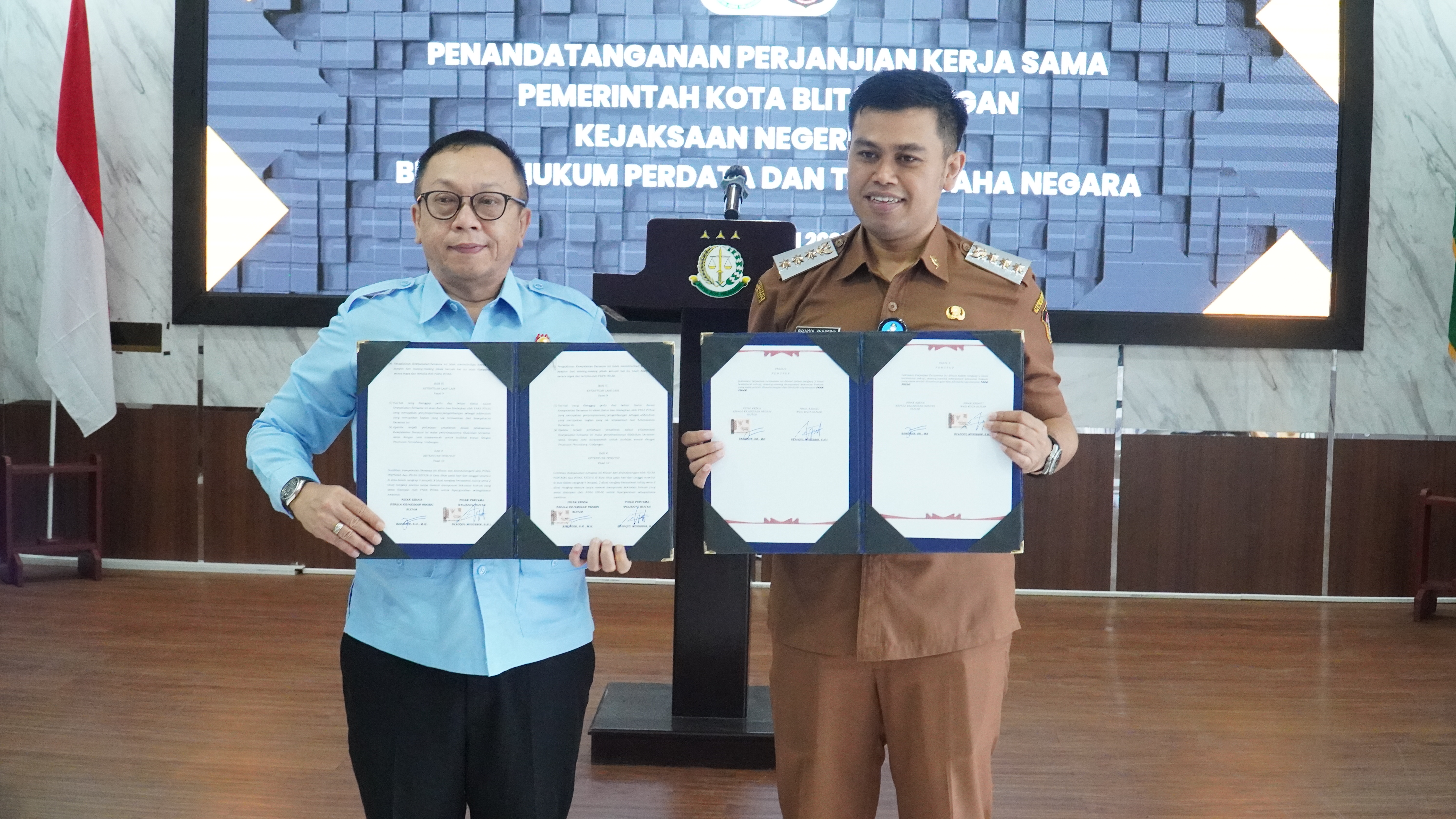 6 Mei 2025 - MOU &amp;amp; Perjanjian Kerja Sama antara Pemkot Blitar &amp;amp; Kejaksaan Negeri Blitar
