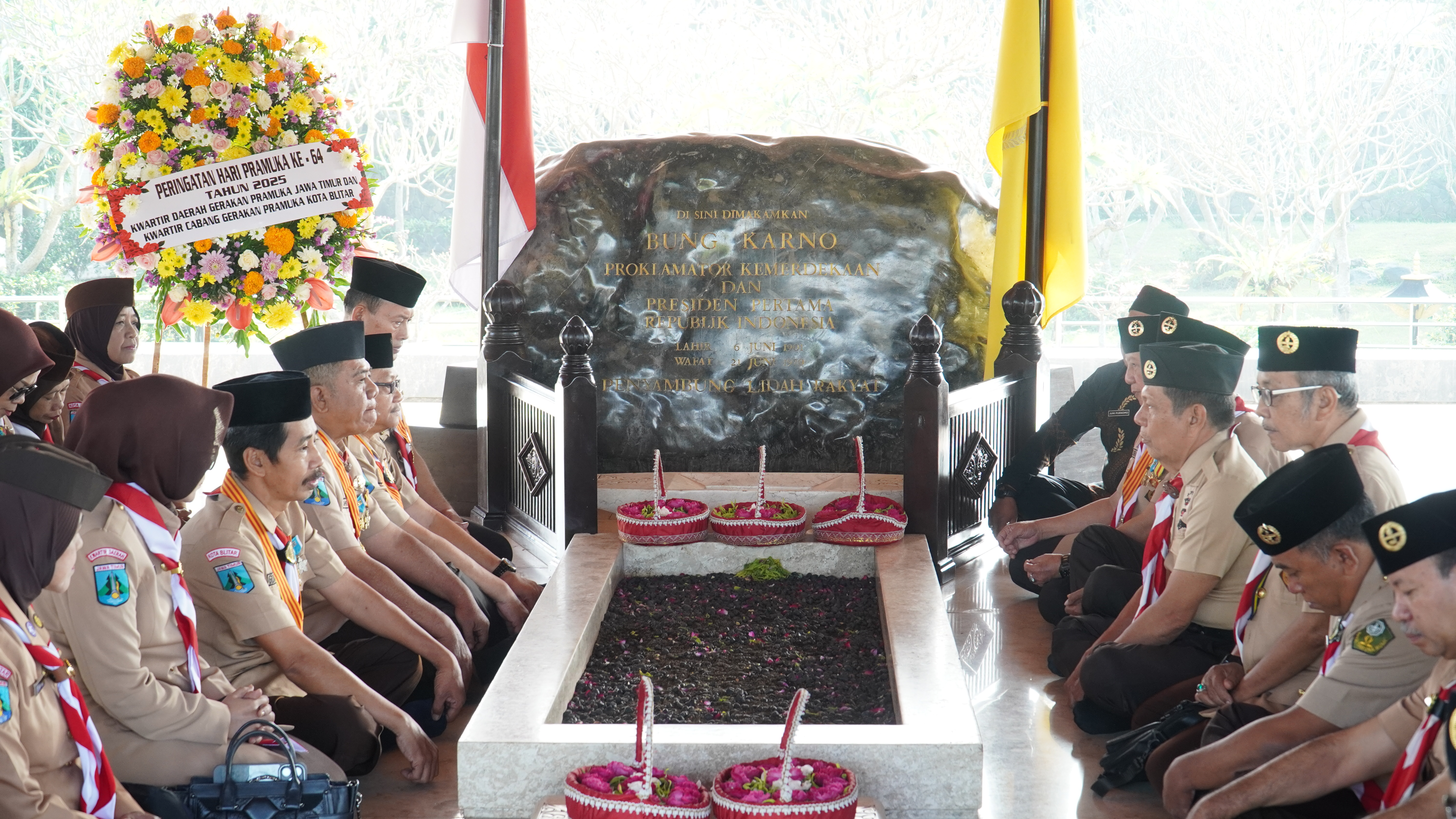 7 Agustus 2025-Ziarah Makam Bung Karno Peringatan Hari Pramuka Ke-64