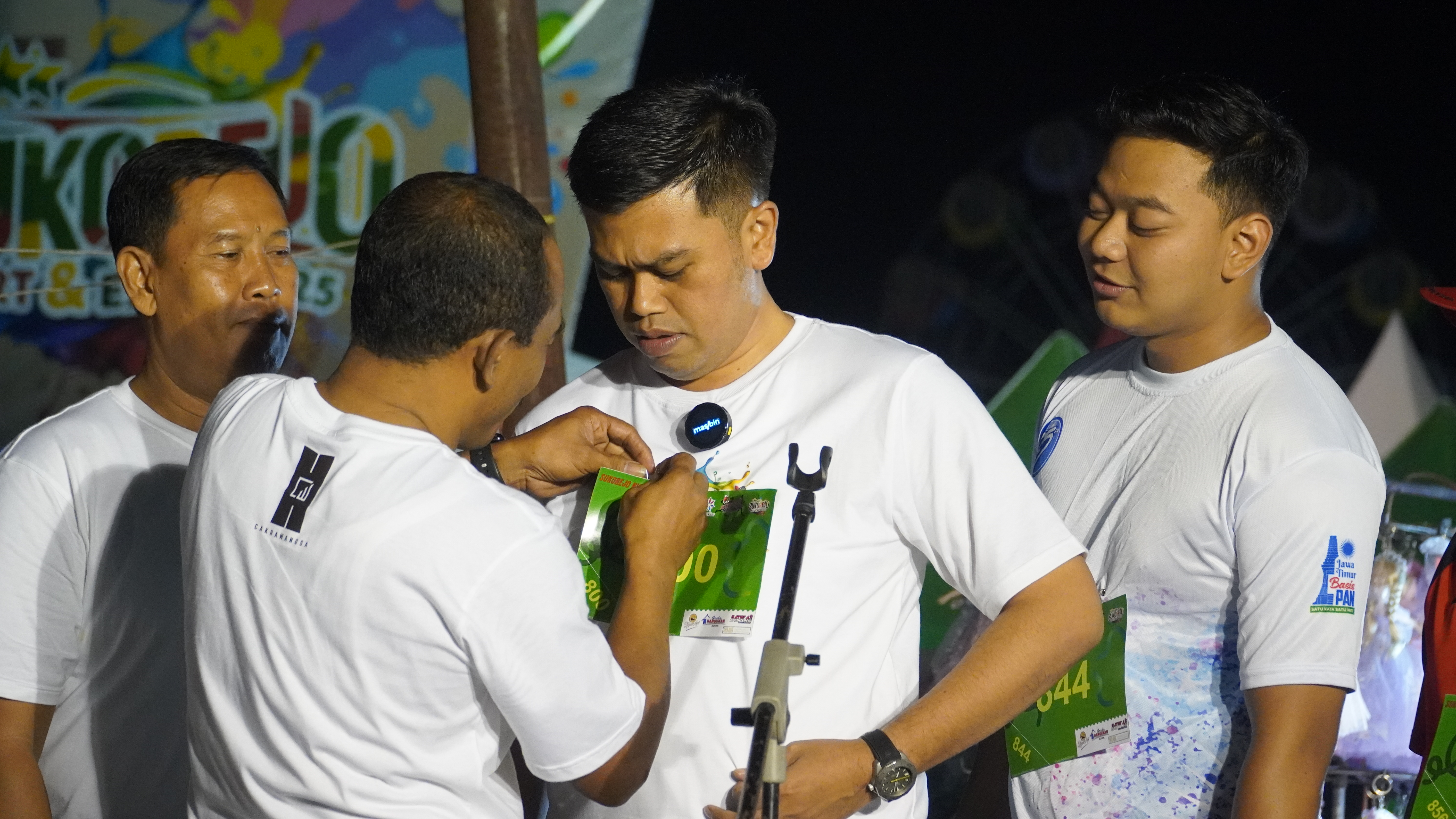 Pemberangkatan SUKOREJO NIGHT RUN di Lapangan Kelurahan Turi