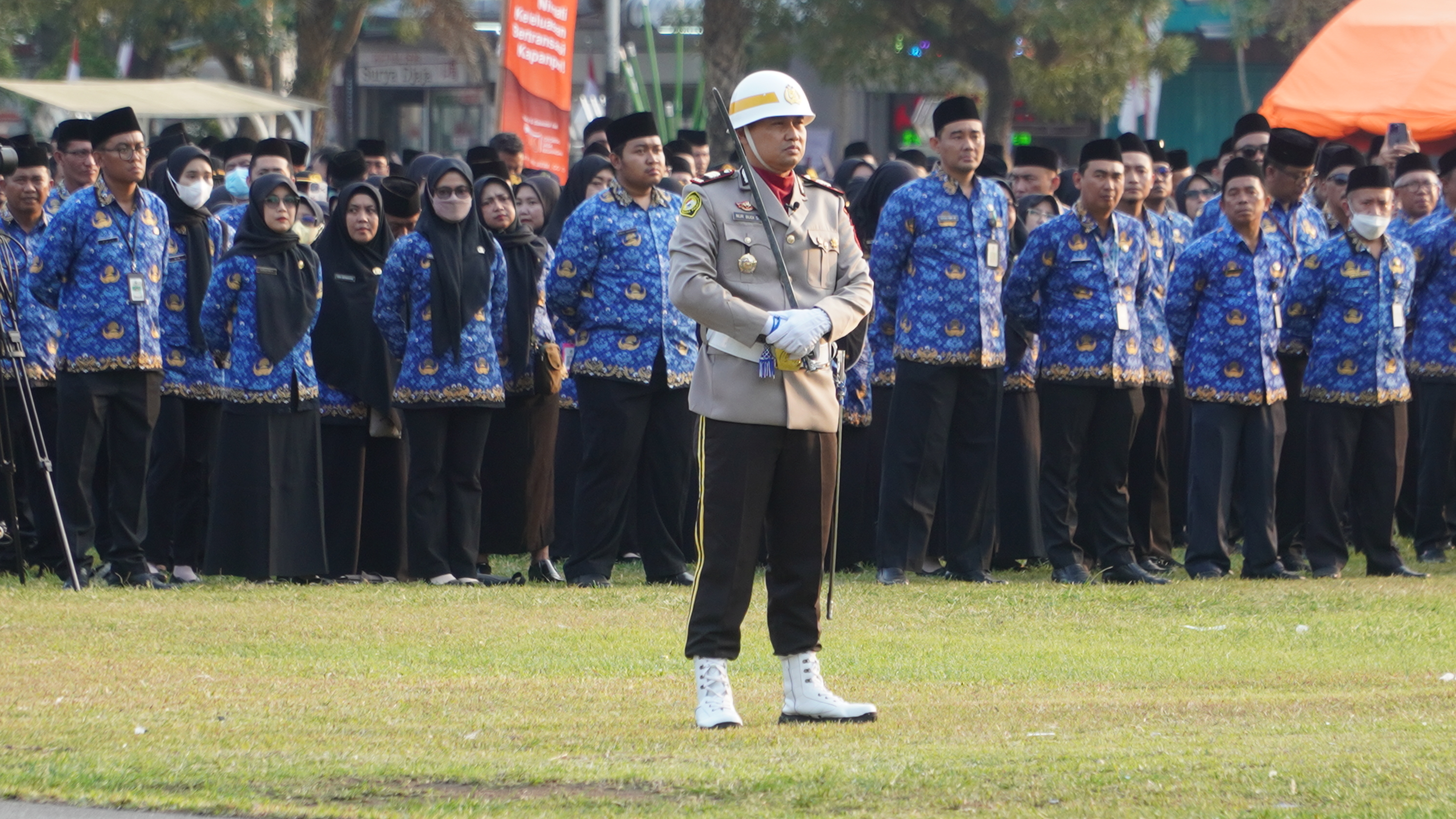 17 Agustus 2025-Upacara Penurunan Bendera Peringatan HUT K-80 Kemerdekaan RI