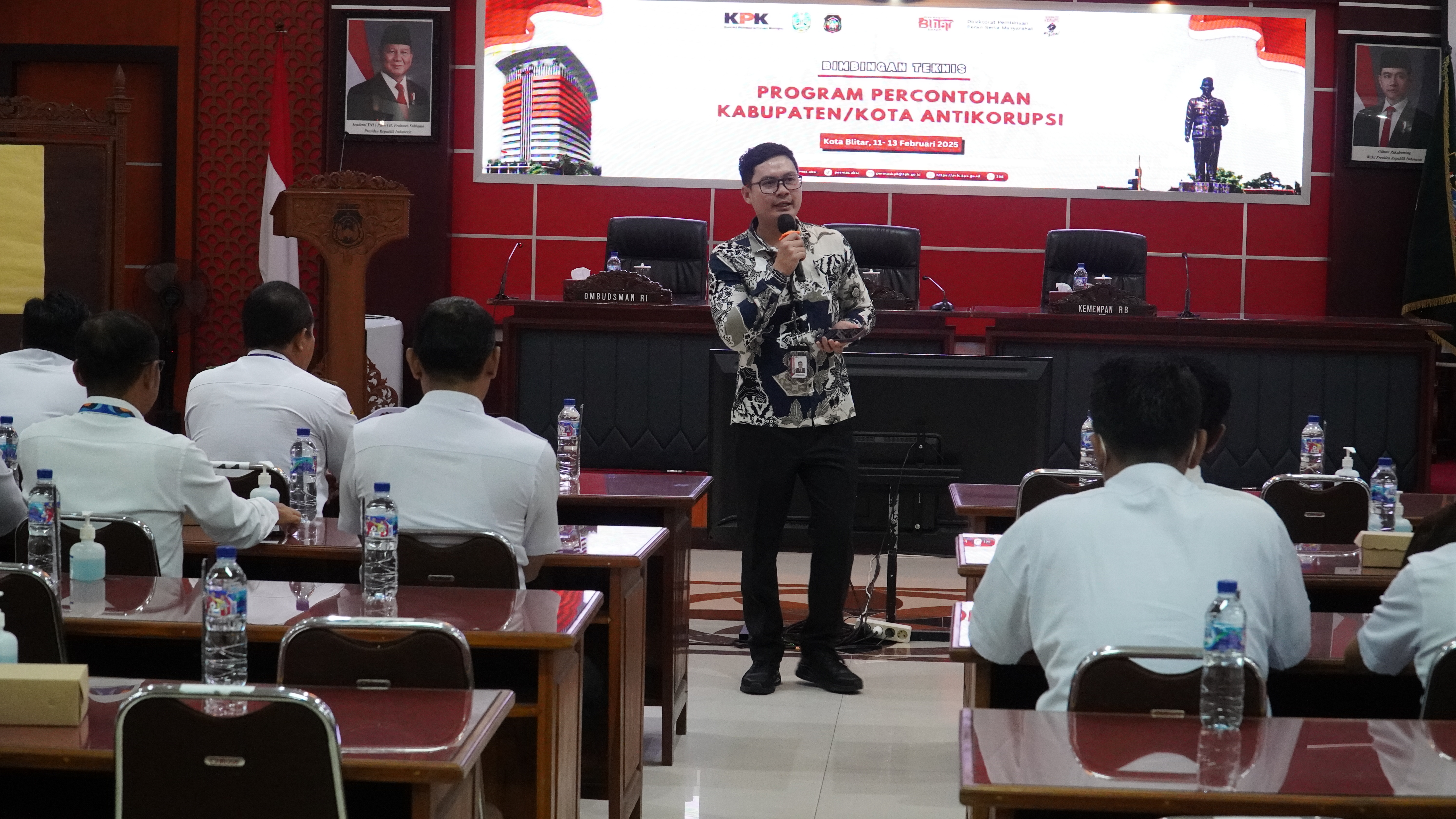 12 Februari 2025 - Bimtek Percontohan Kota Antikorupsi di Sasana Praja Hari ke-2