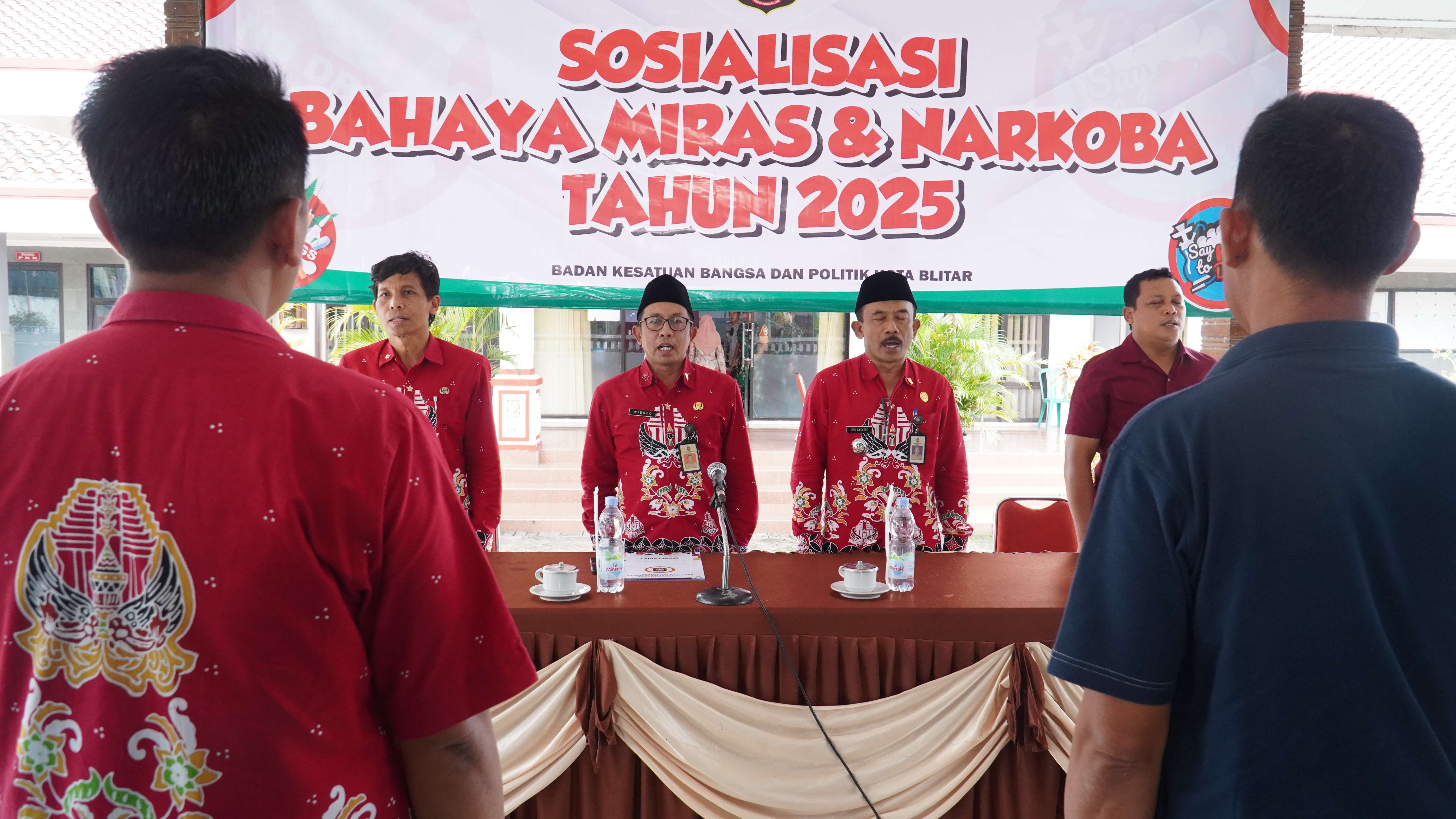 20 Mei 2025 - Pembukaan Sosialisasi Bahaya Miras dan Narkoba di Balai Kelurahan Pakunden