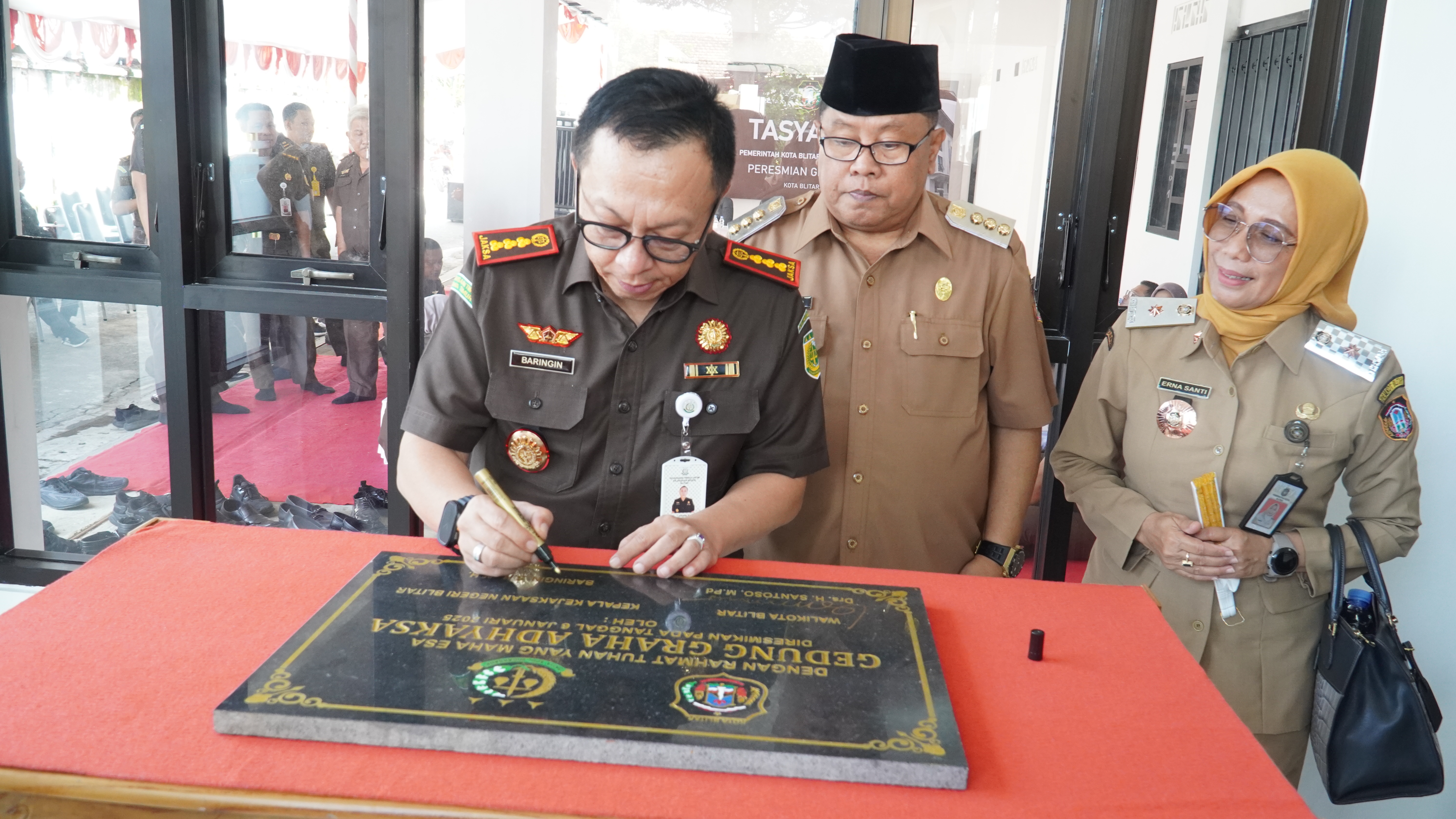 6 Januari 2025 - Tasyakuran  &amp; Doa Bersama Peresmian Gedung AsramaKejaksaan Negeri Kota Blitar di Jl. A Yani Gg III Kelurahan Sananwetan