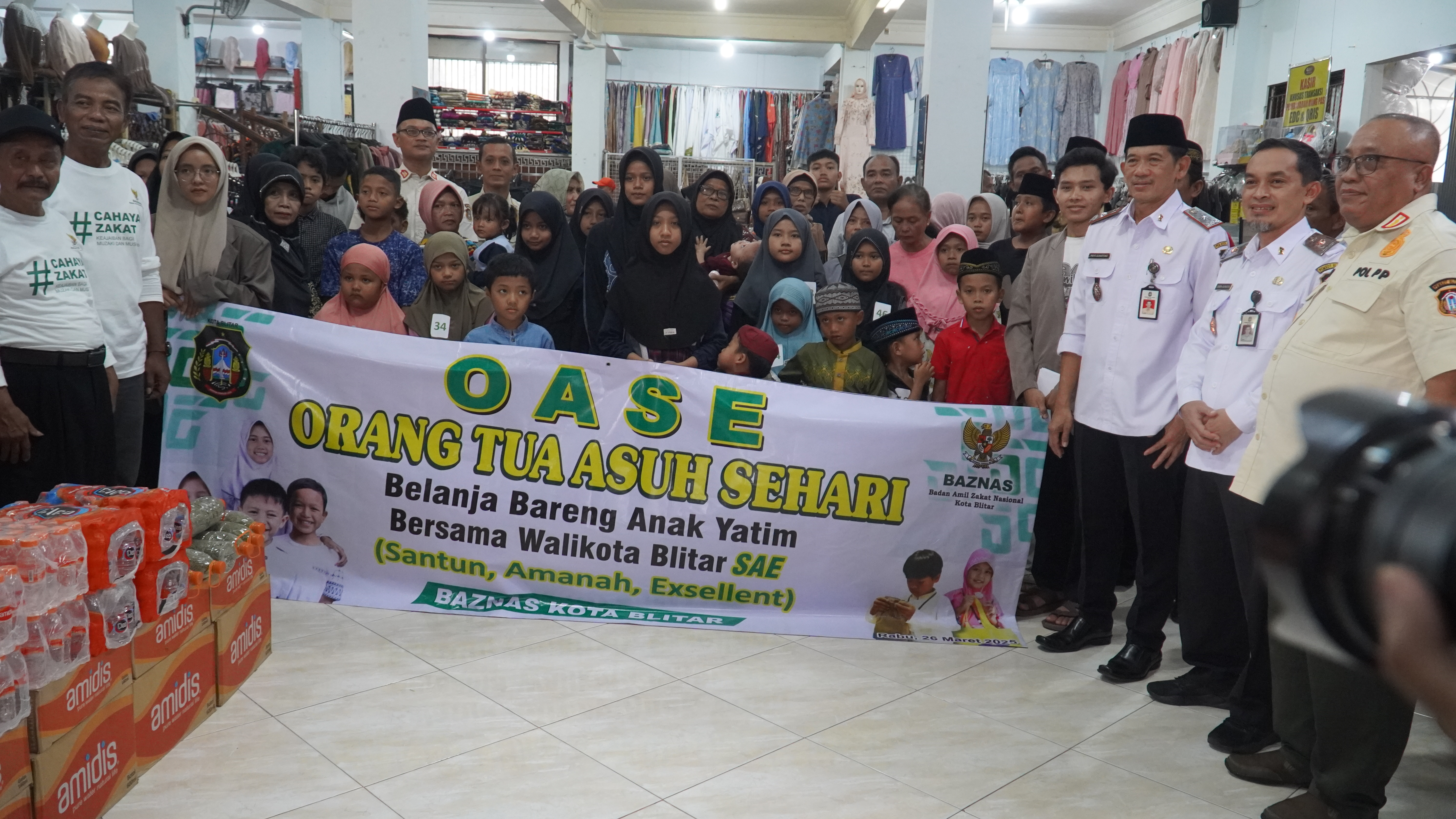 26 Maret 2025 - Orang Tua Asuh Sehari (OASE) di TokoMurah Sae jl.Tanjung &amp;amp; azizah Pakunden