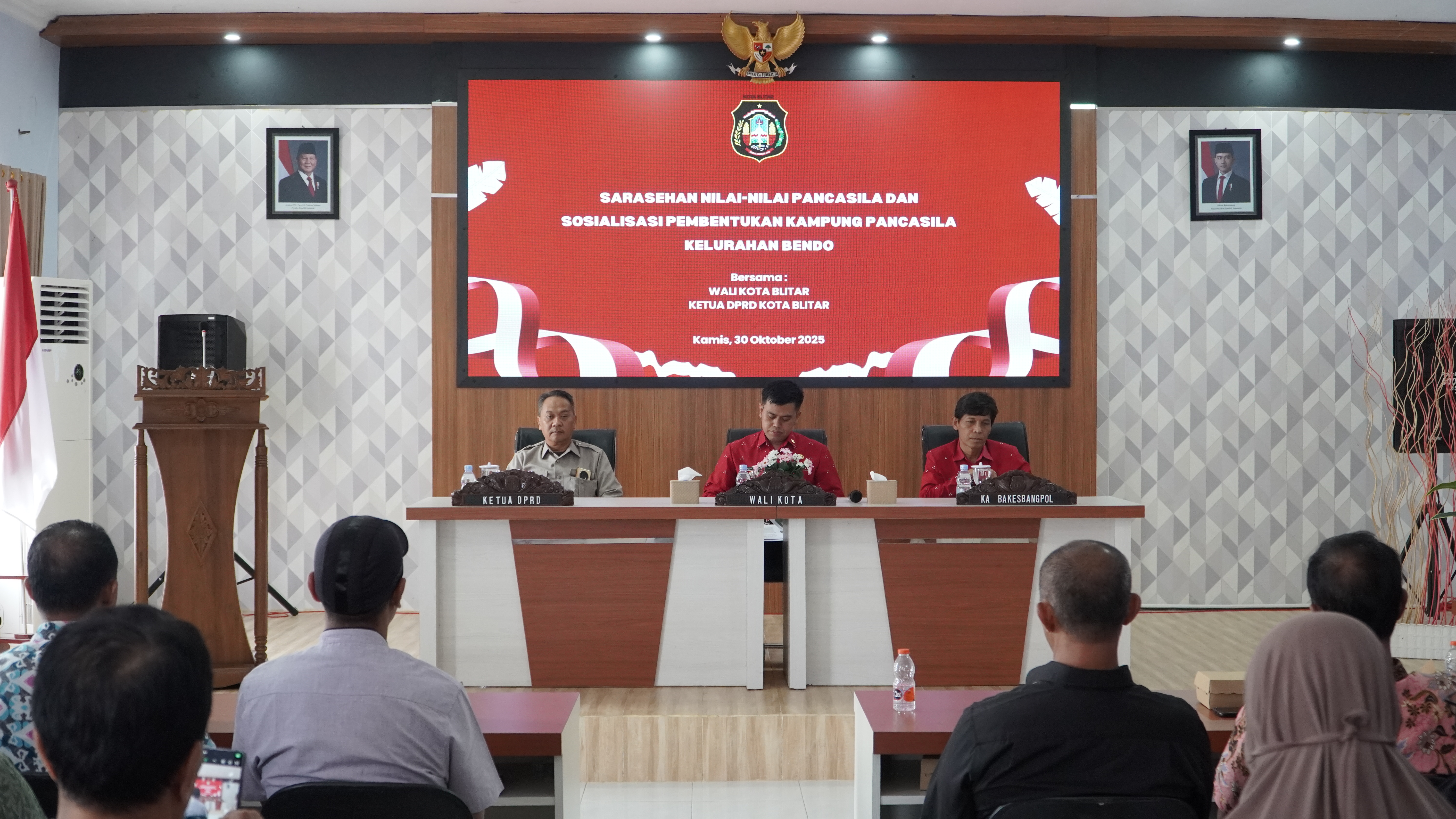 30 Oktober 2025 - Sarasehan Nilai nilai Pancasila pada Tokoh Masyarakat Kelurahan BENDO