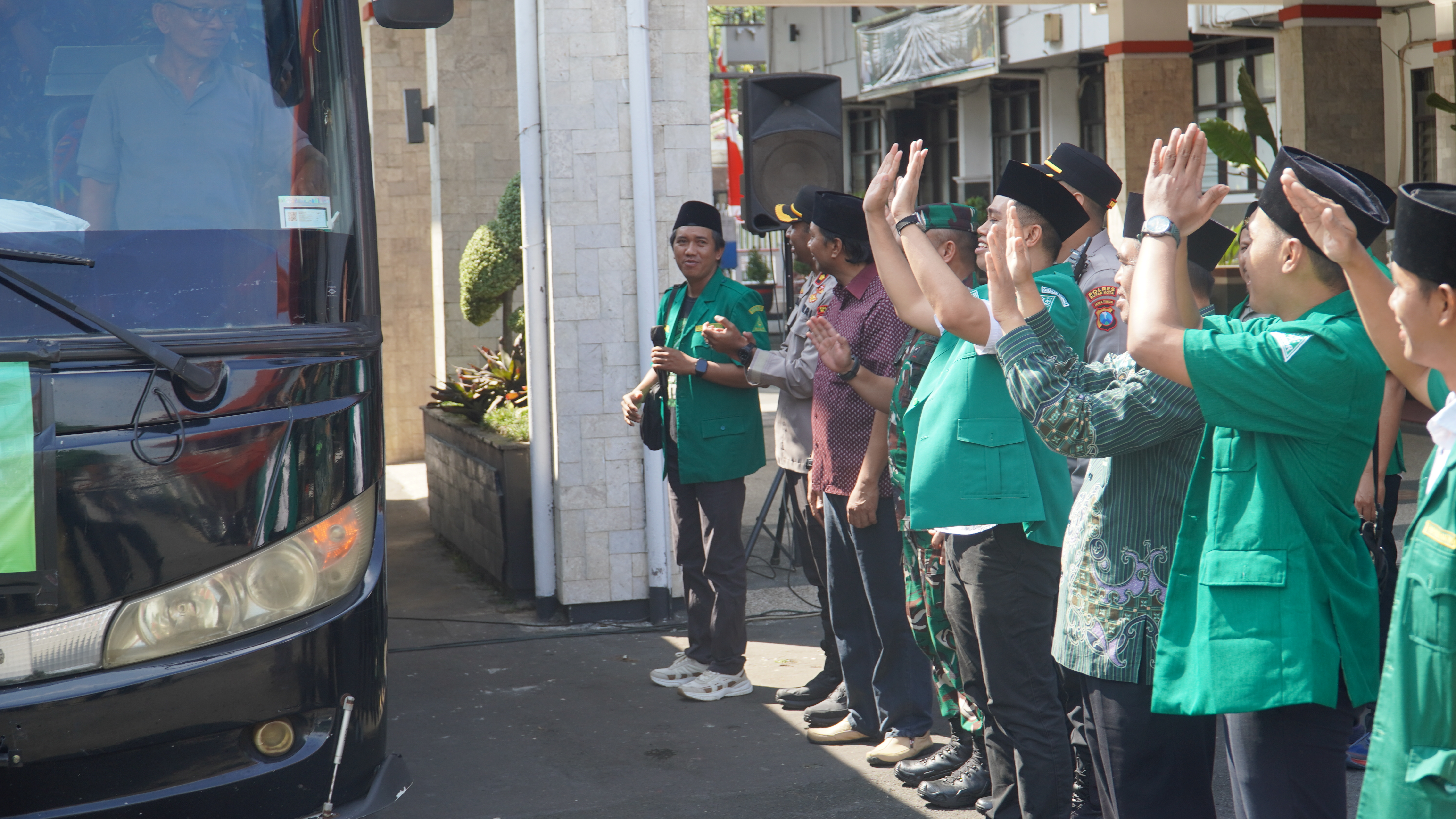 13 April 2025 - Apel Pemberangkatan GP ANSOR BLITAR RAYA ke Surabaya