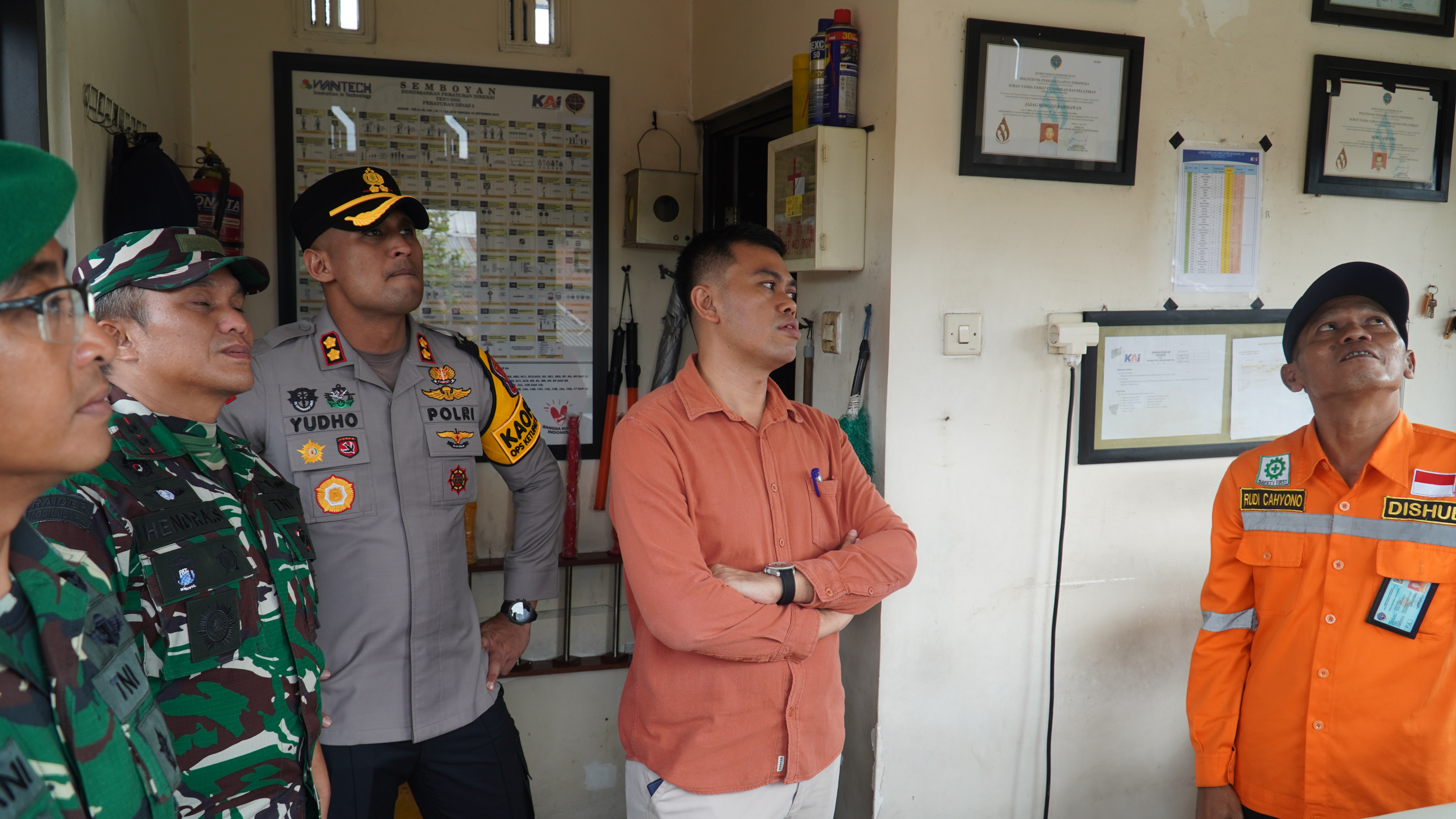 29 Maret 2025 - Monitoring Kesiapsiagaan POS PERLINTASAN KERETA API ( Ngegong, jl.Nias, jl.lekso (utara Shuhada Haji)