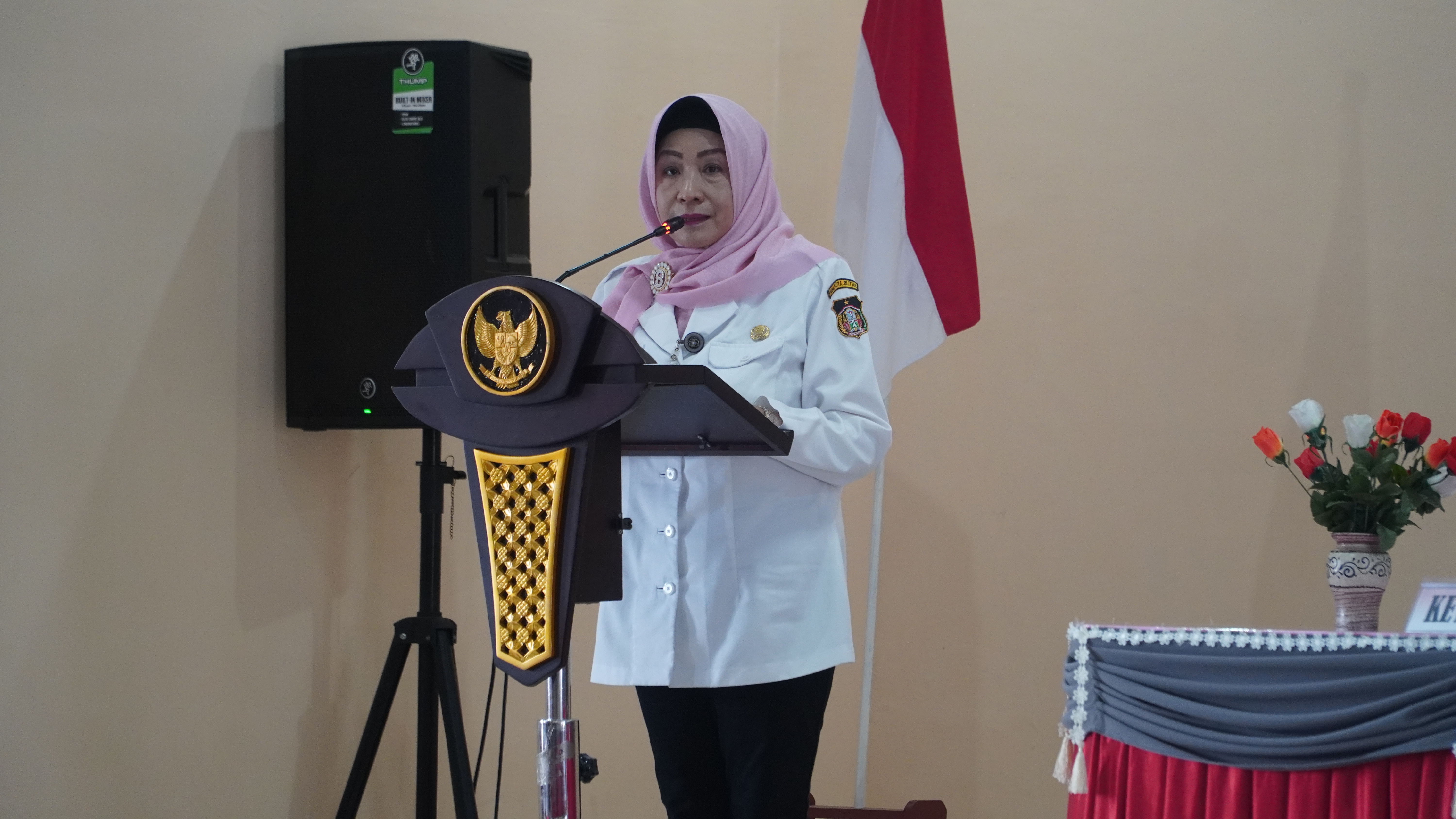 4 Desember 2024 -  Penyerahan Bantuan Alat Usaha dan BLT dari DBHCHT Tahun 2024 di aula DINSOS