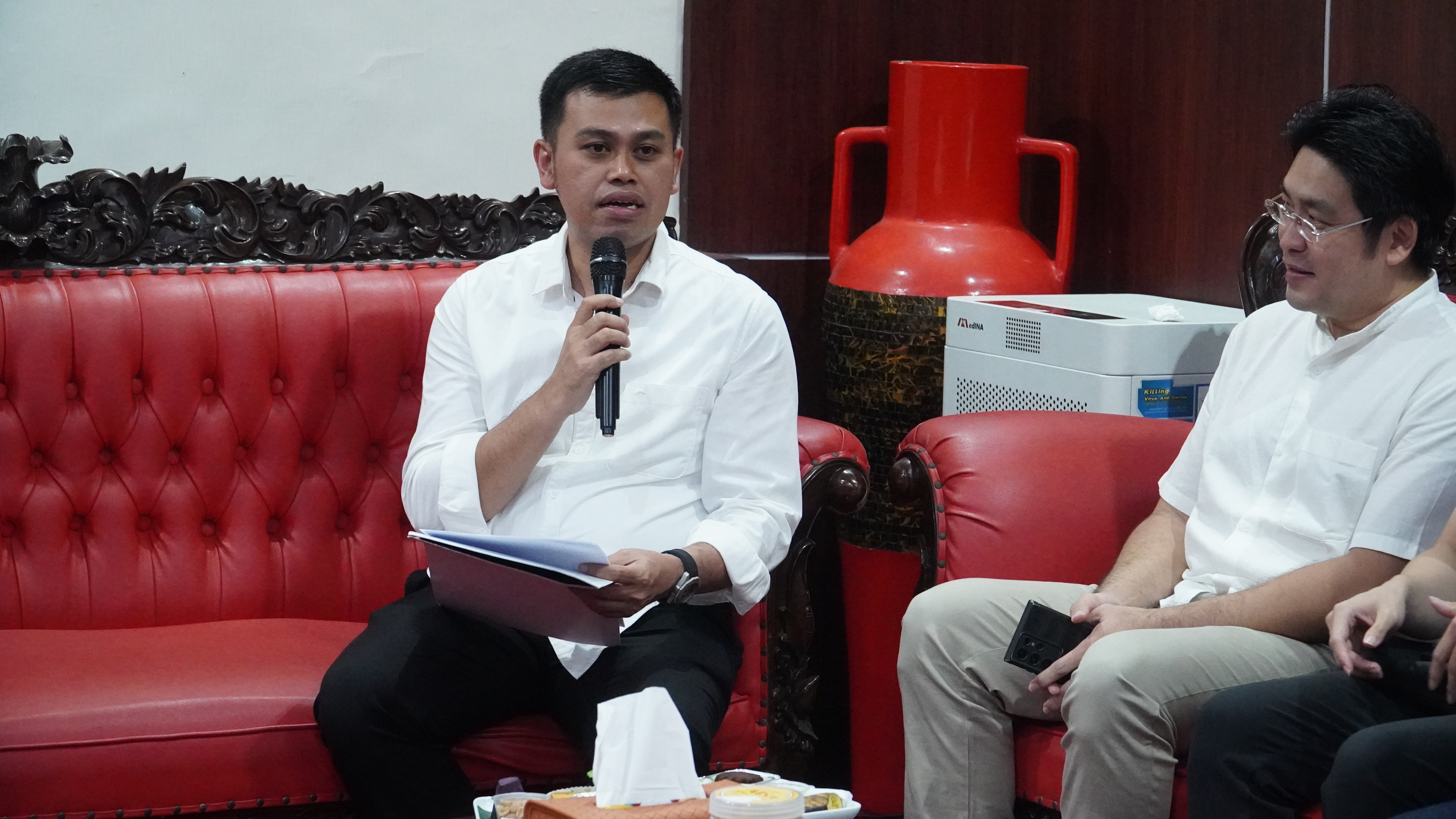 20 Maret 2025 - Pertemuan dengan FORUM CSR di Rumah Dinas Walikota Blitar