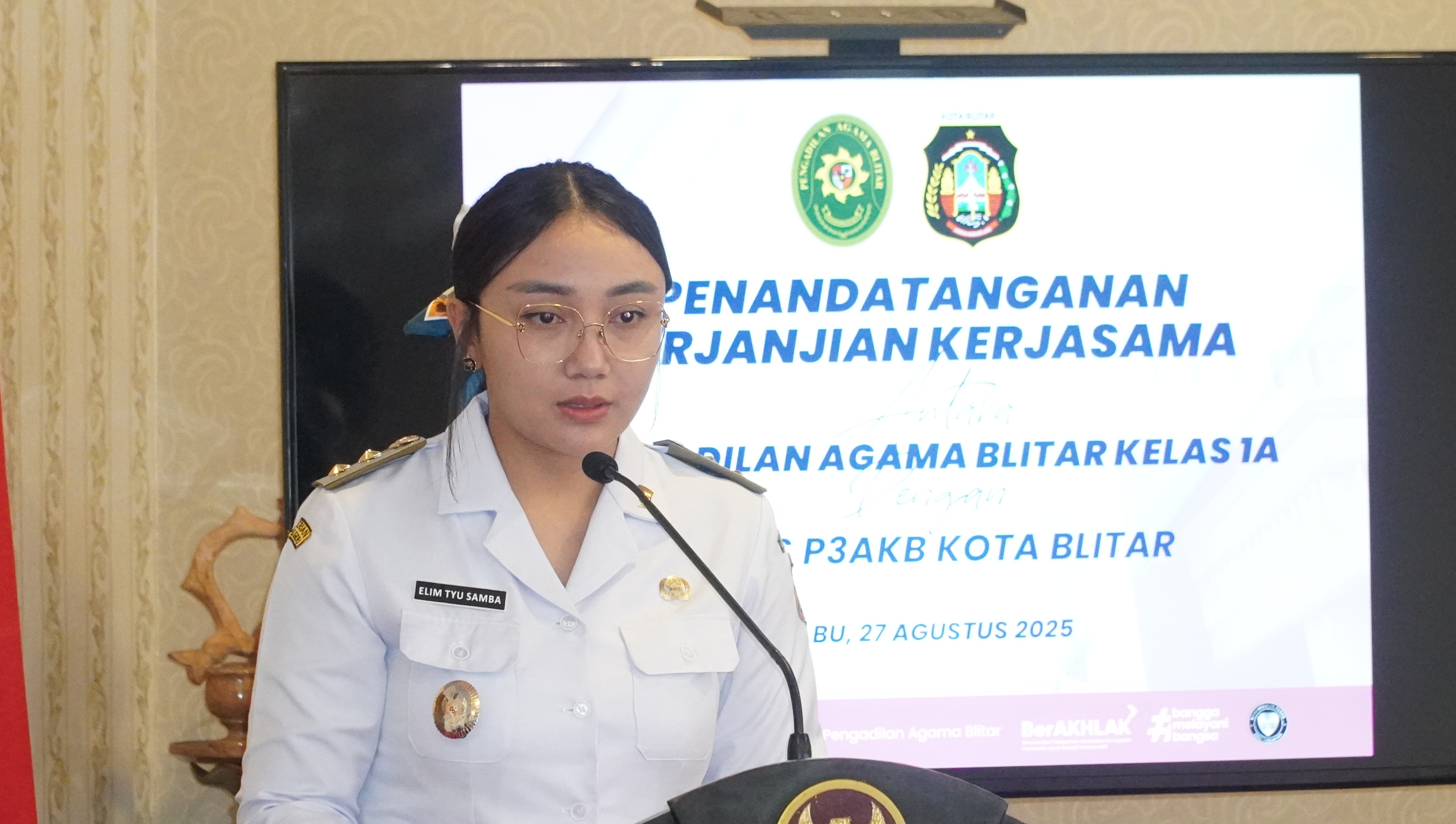 27 Agustus 2025-Penandatanganan Perjanjian Kerjasama dg Pengadilan Agama di Ruang Samaptaloka