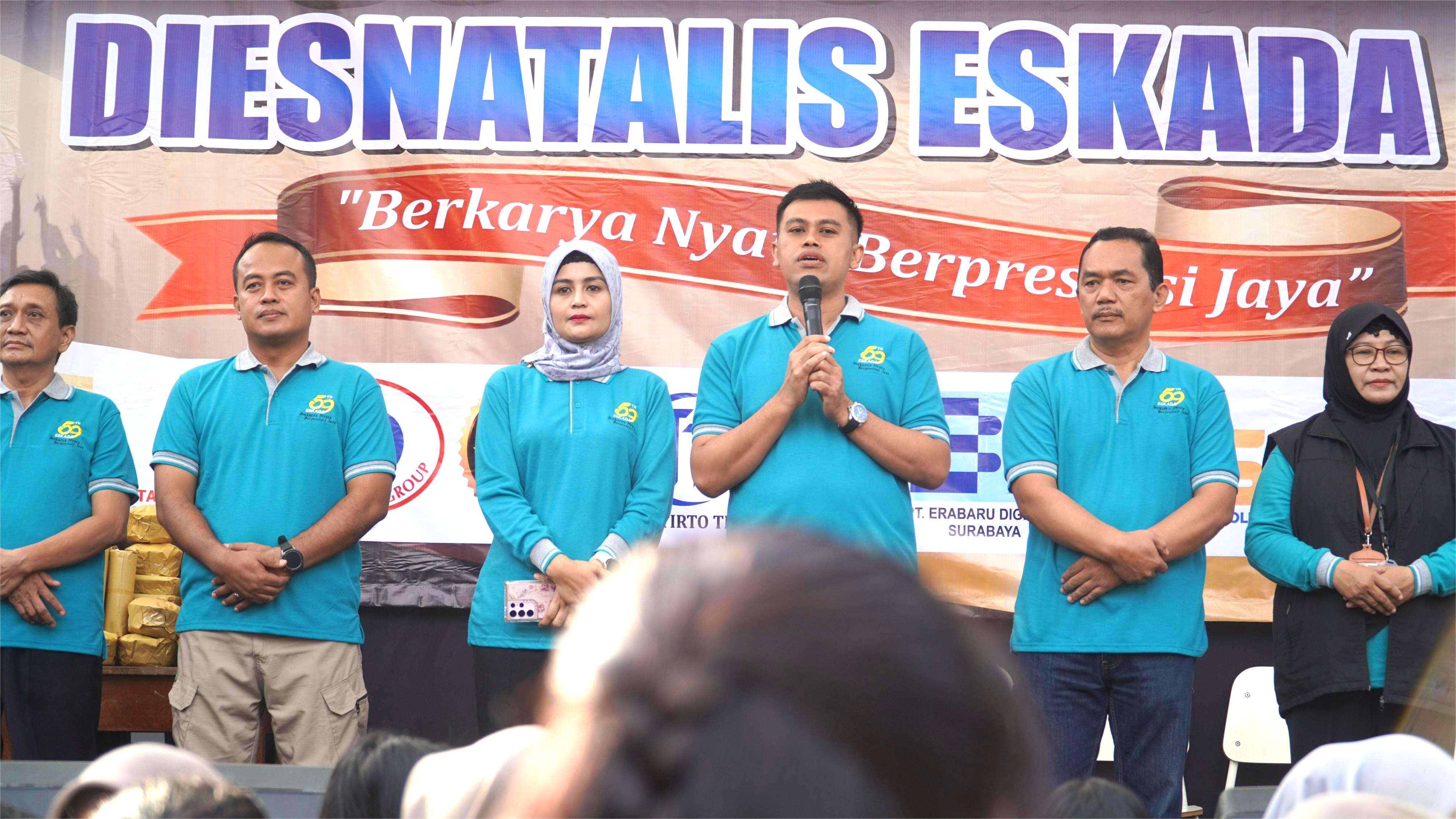 31 Juli 2025-Pemberangkatan Jalan Sehat dalam rangka Dies Natalis SMKN 2 Kota Blitar