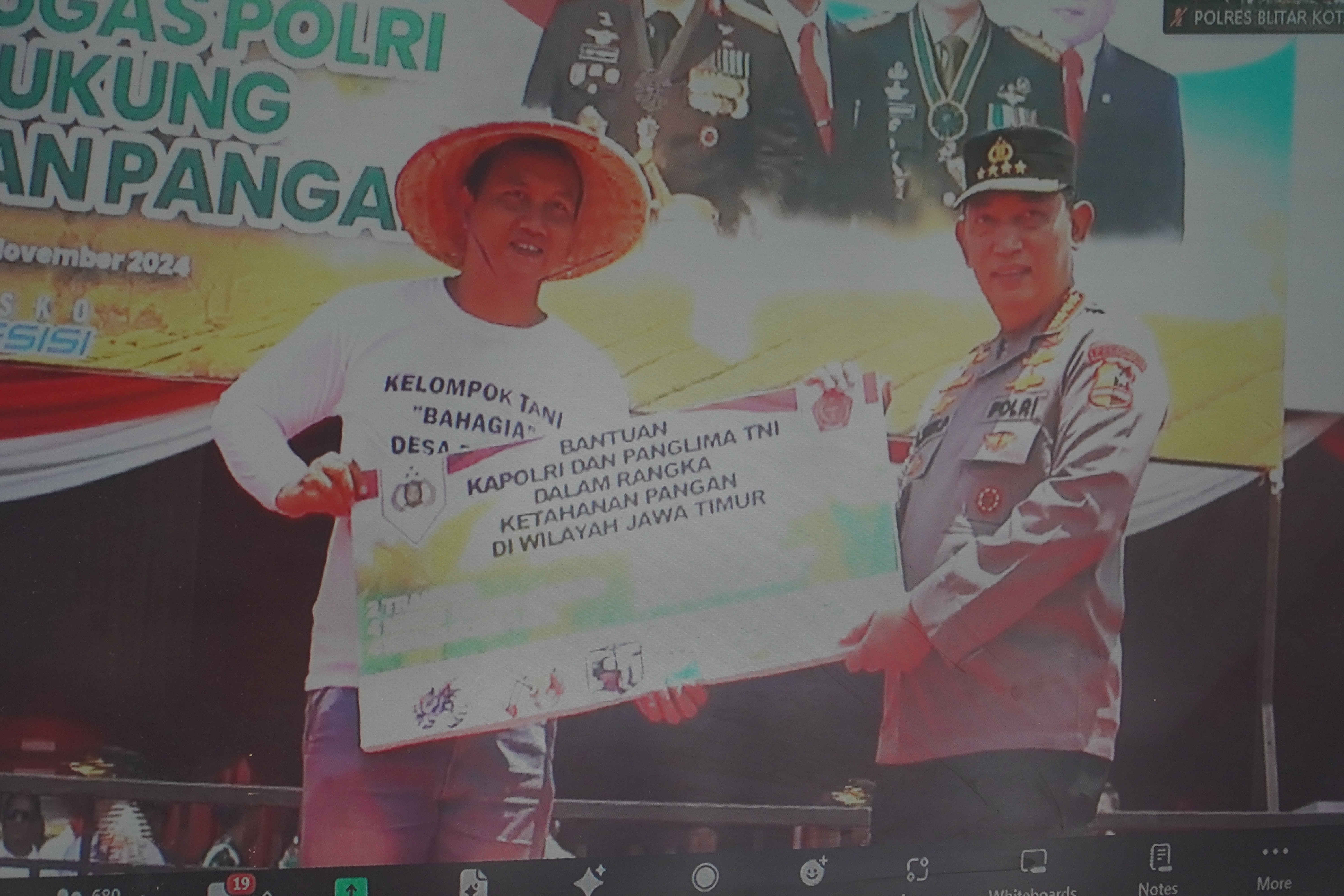 20 November 2024 - Launching Gugus Tugas Polri mendukung Ketahanan Pangan di Balai RW 16 GKR Sananwetan