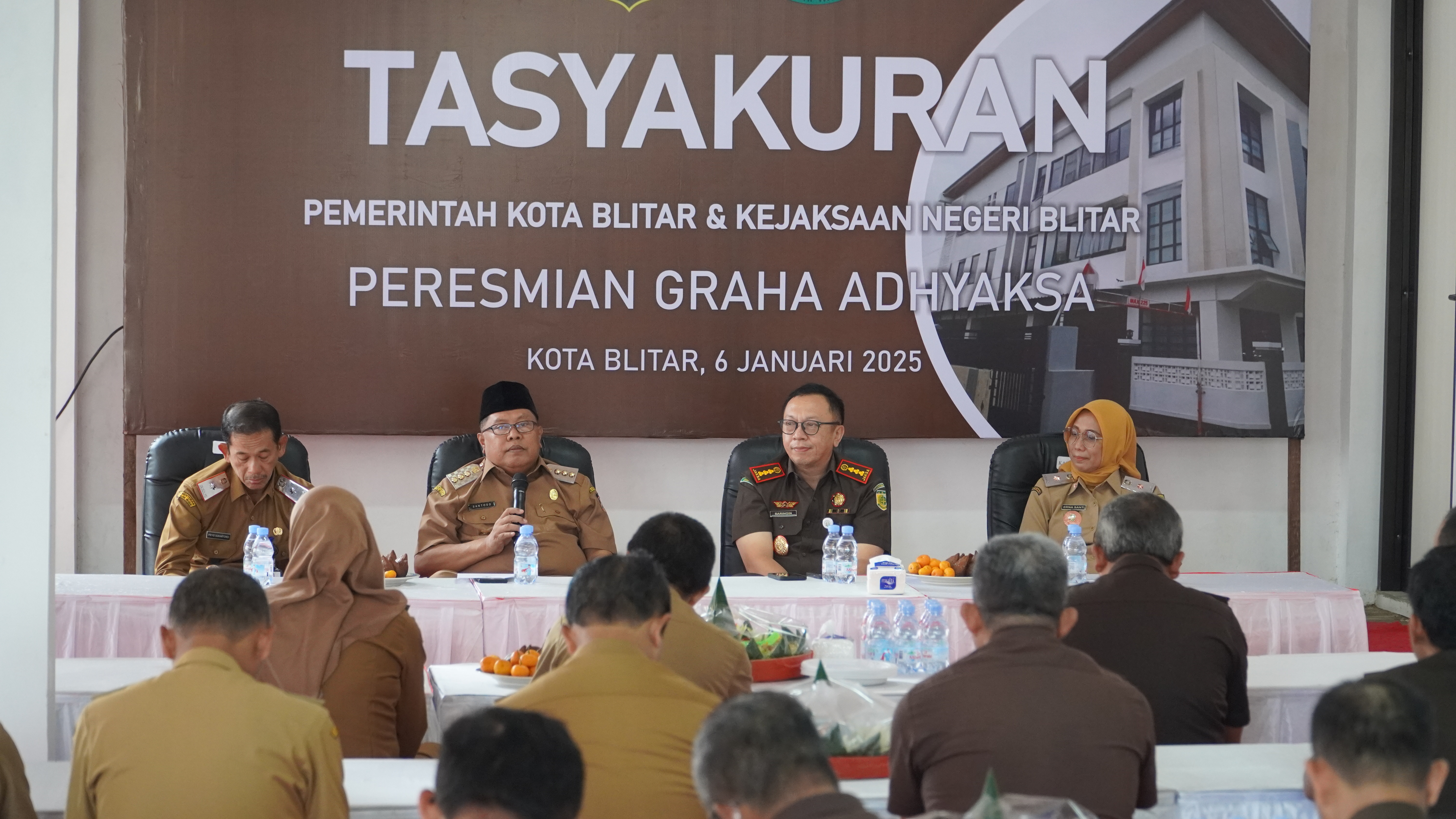 6 Januari 2025 - Tasyakuran  &amp; Doa Bersama Peresmian Gedung AsramaKejaksaan Negeri Kota Blitar di Jl. A Yani Gg III Kelurahan Sananwetan