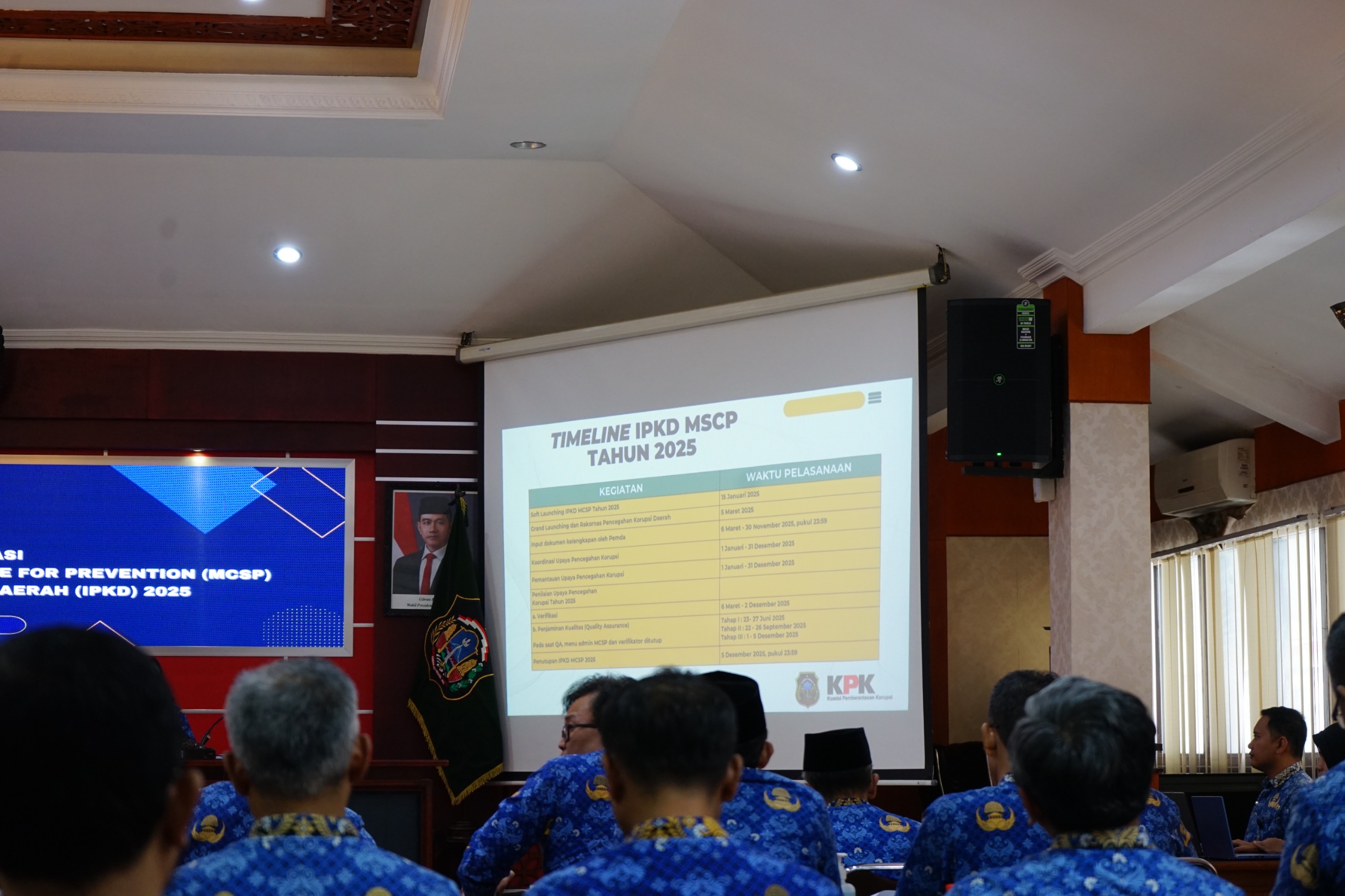 19 Mei 2025 - Rakoor Pogress MCSP IPKD di Ruang Sasana Praja