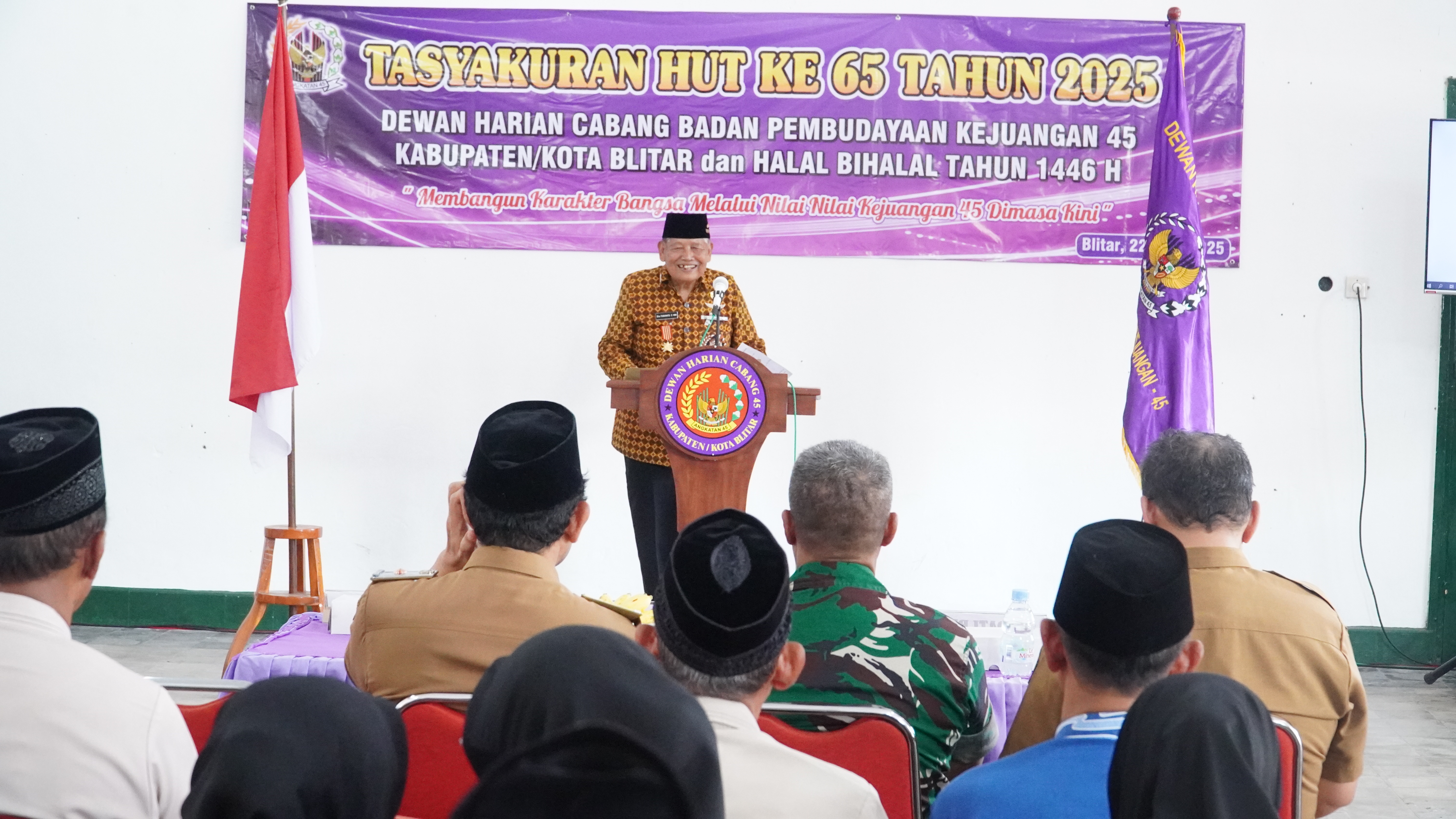 22 April 2025 - HUT Organisasi Badan Pembudayaan Kejuangan 45 Ke-65 Thn 2025 di Aula Museum PETA