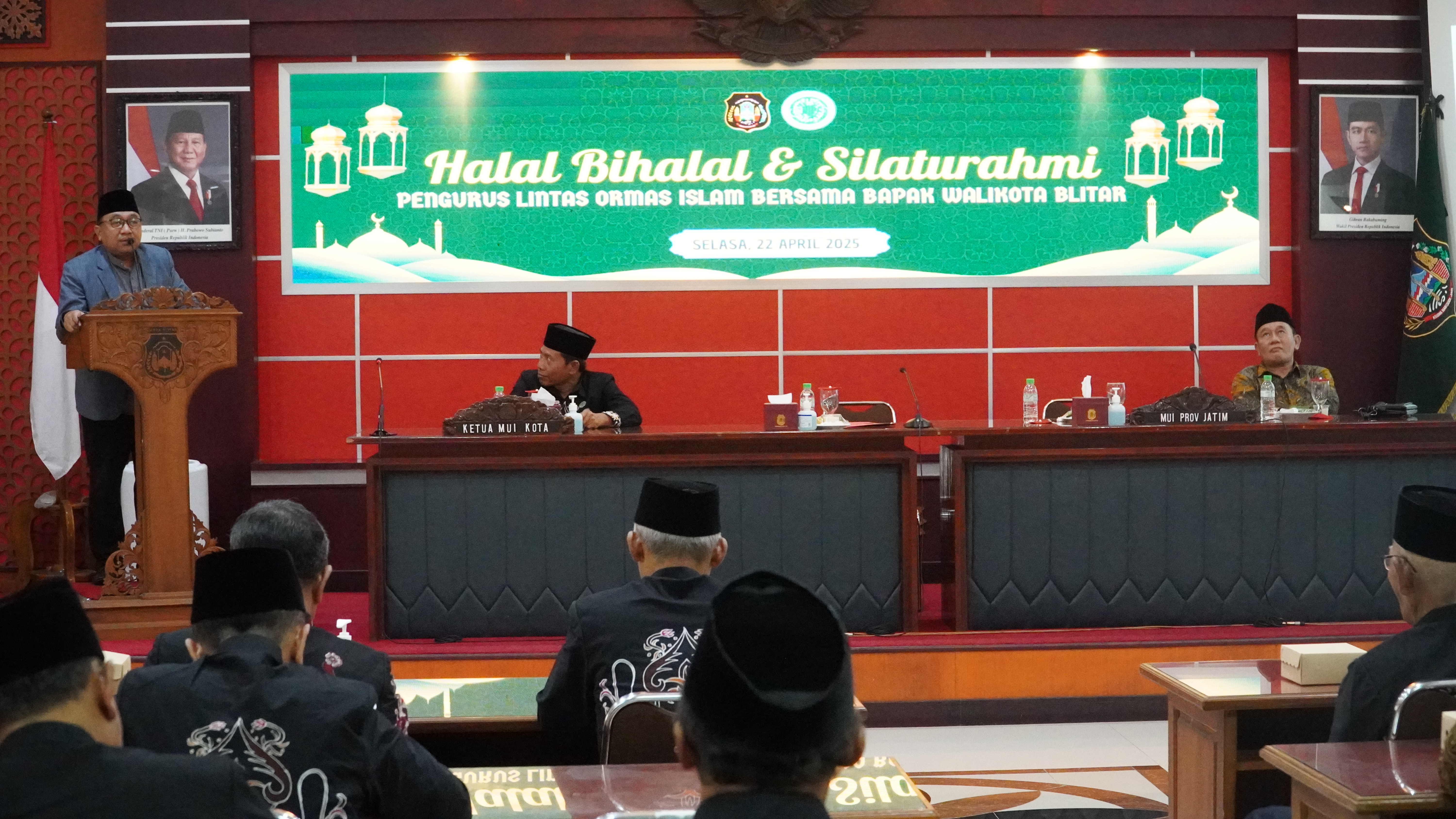 22 April 2025 - Halal Bihalal dan Silaturahmi Pengurus Lintas Ormas Islam Bersama Wali kota Blitar