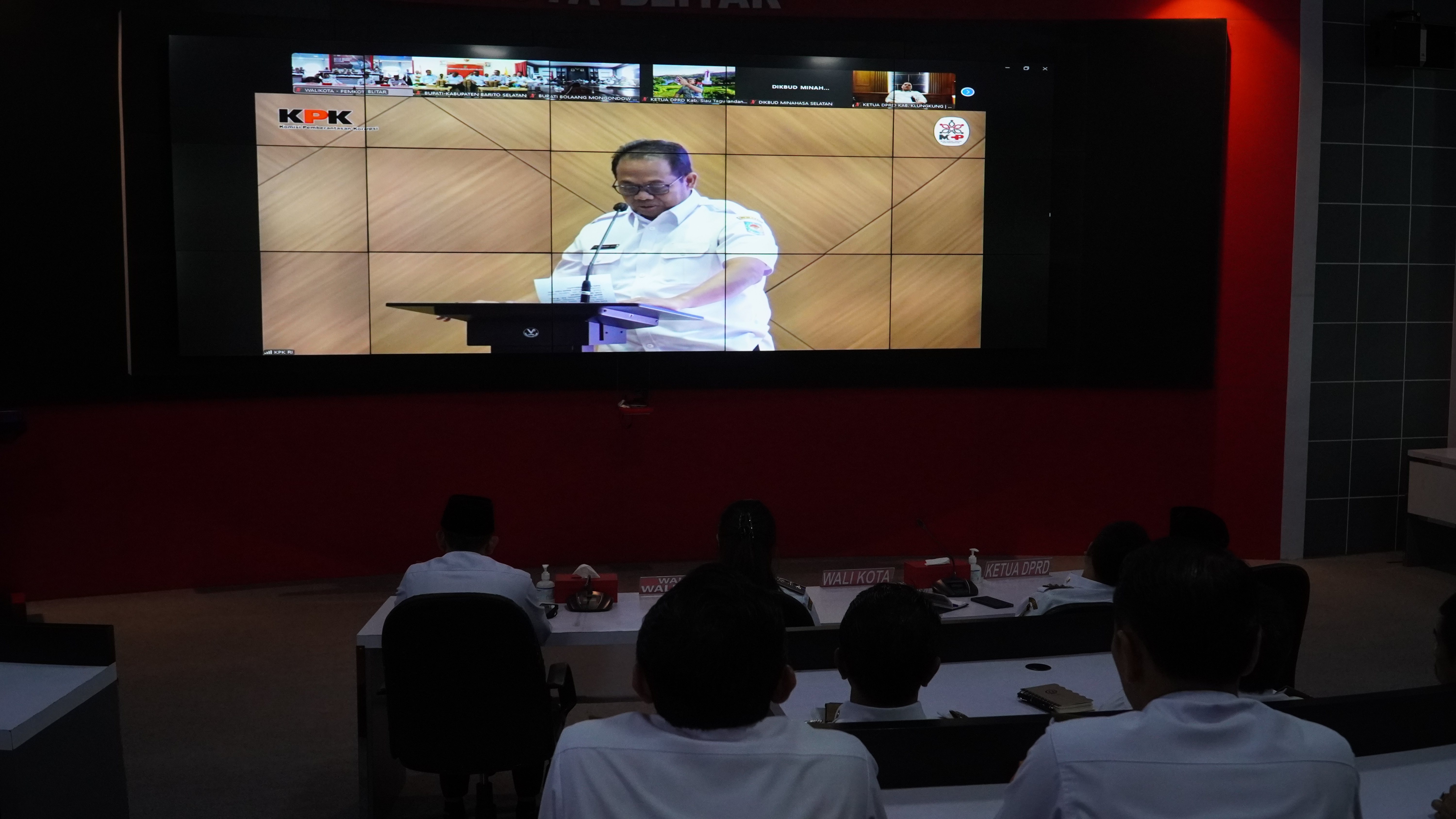 5 Maret 2025 -  Zoommeeting Launching Indikator Indeks Pencegahan Korupsi Daerah (IPKD)MCP Tahun  2025