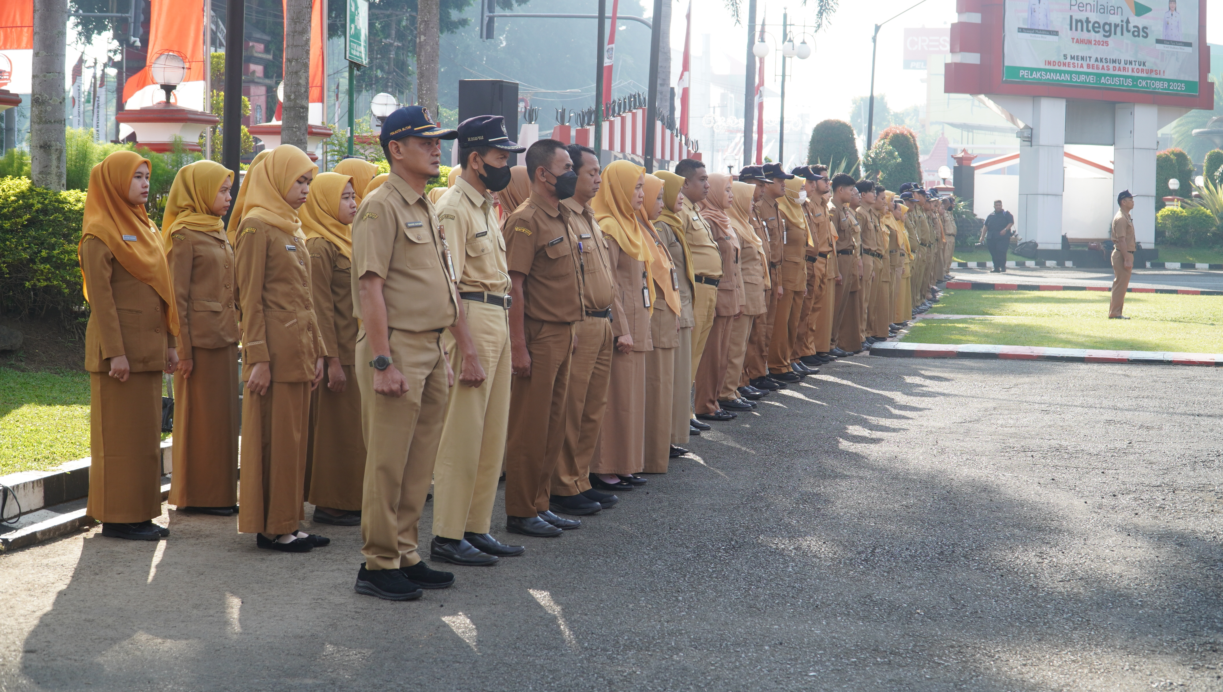 Agustus 2025-Apel Gabungan ASN Pemkot Blitar (Dinas Pendidikan)
