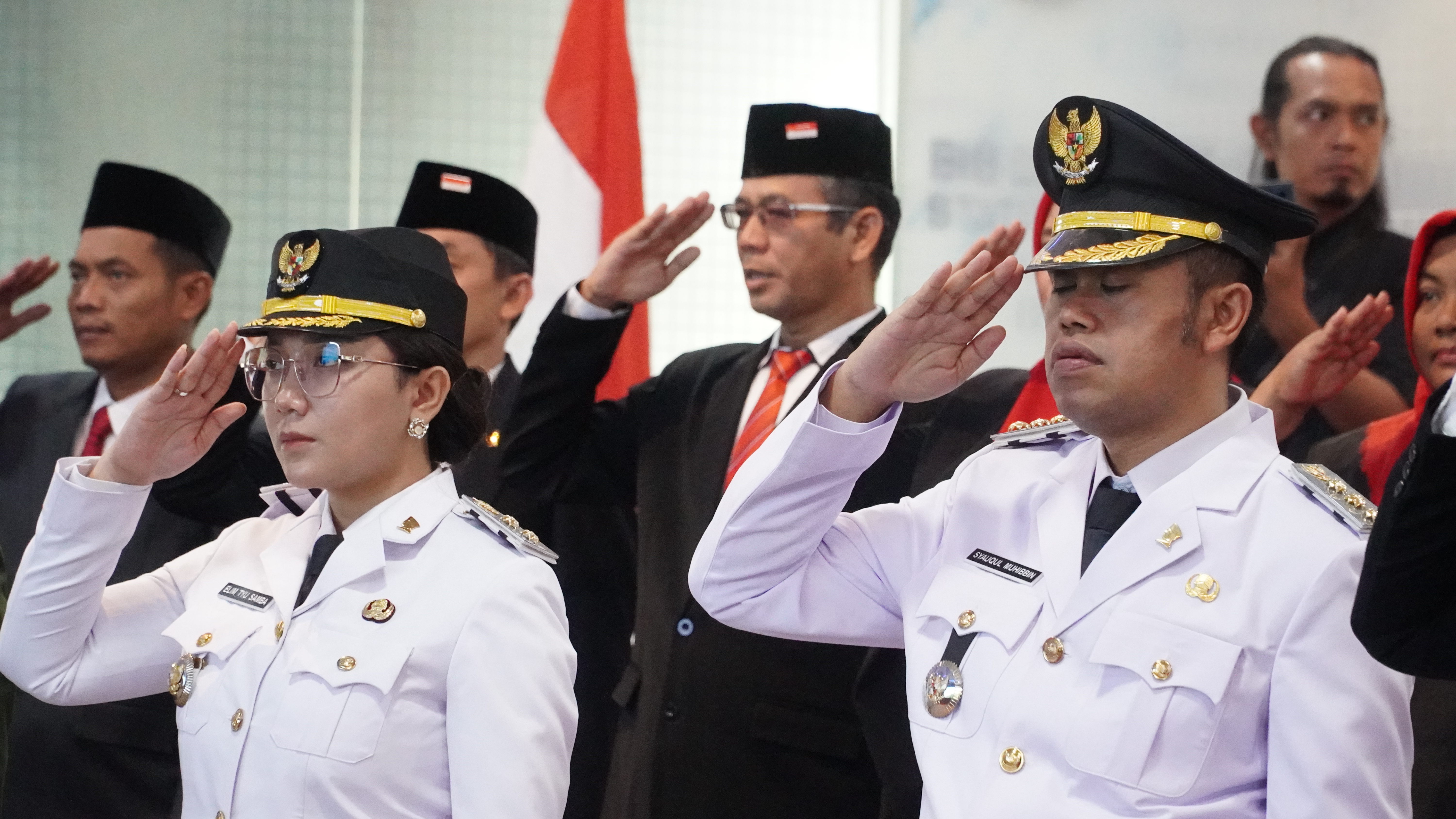 17 Agustus 2025-Upacara Detik2 Proklamasi Secara Virtual Dari Istana Merdeka Jakarta di Ruang ISC Diskominfotik