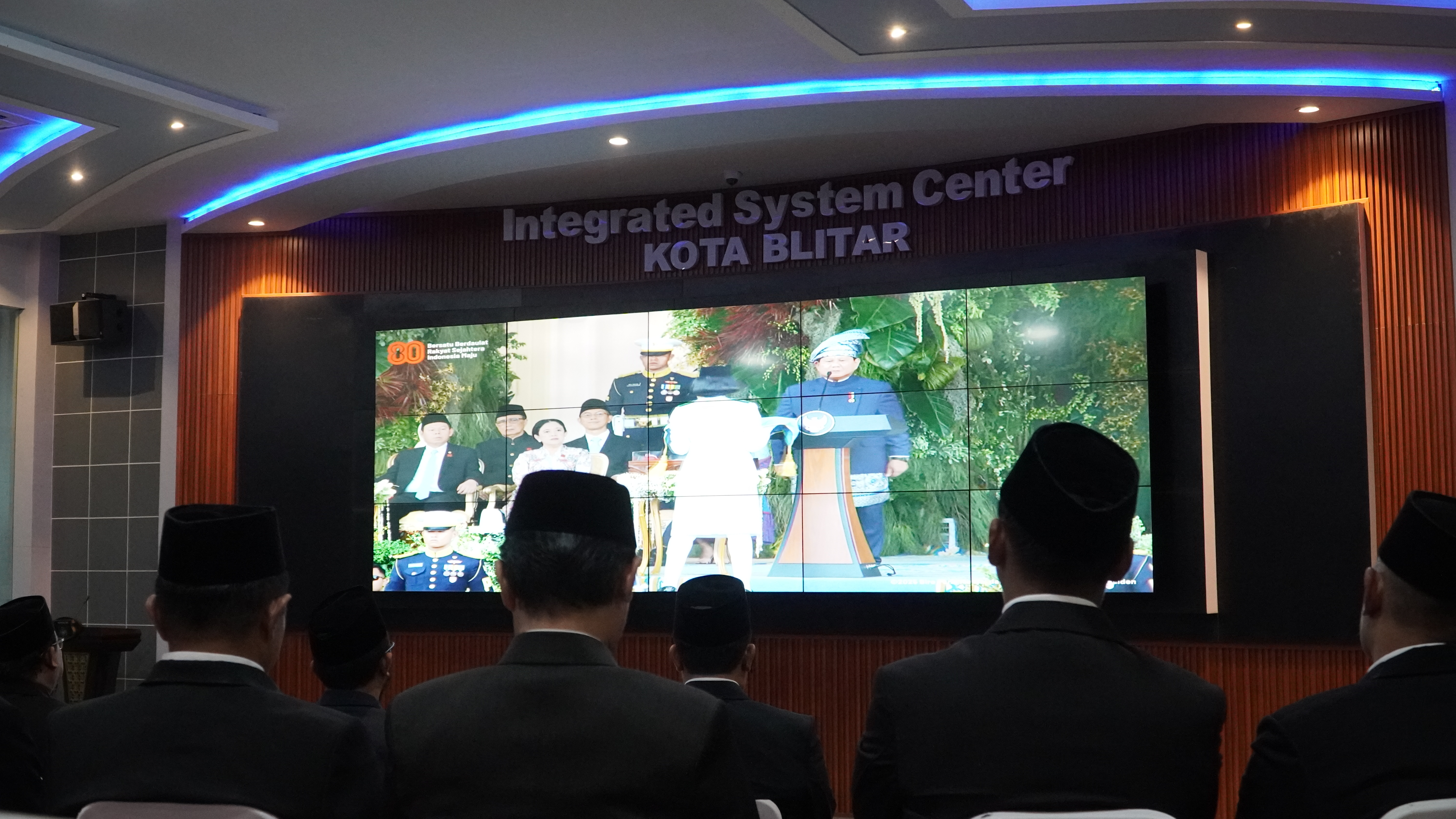 17 Agustus 2025-Upacara Penurunan Bendera Merah Putih secara virtual dari Istana Merdeka Jakarta