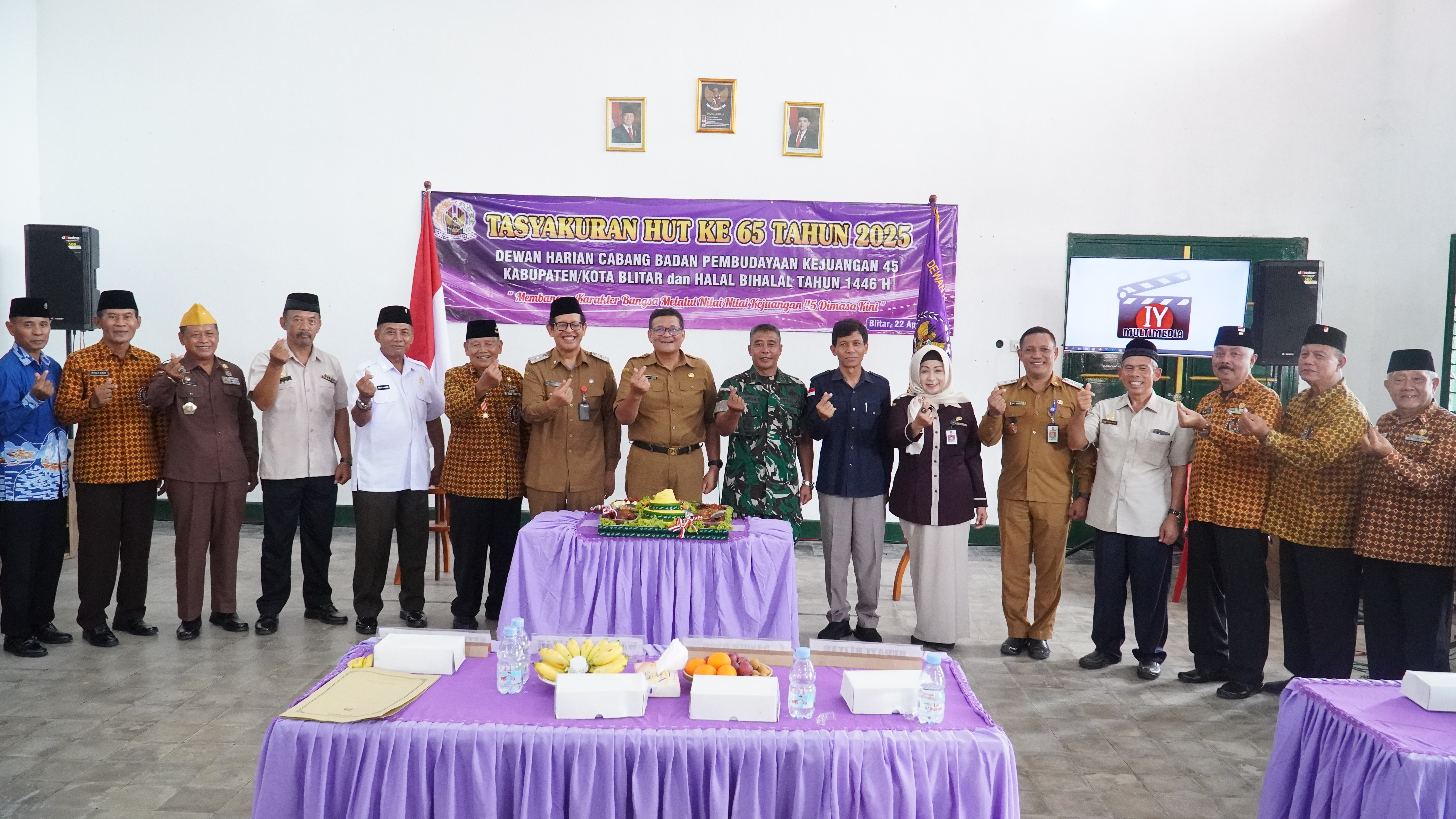 22 April 2025 - HUT Organisasi Badan Pembudayaan Kejuangan 45 Ke-65 Thn 2025 di Aula Museum PETA