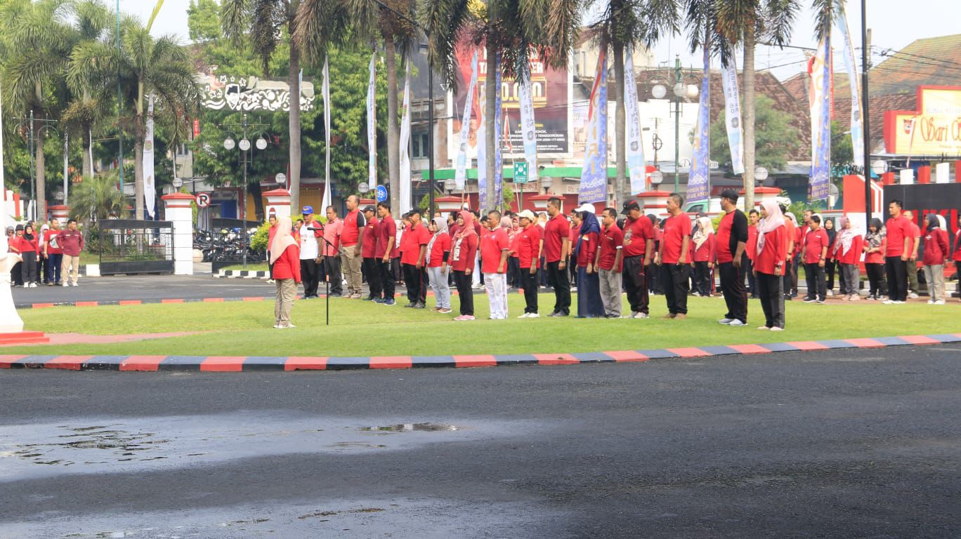 22 November 2024 - Senam Pagi ASN Pemkot Blitar