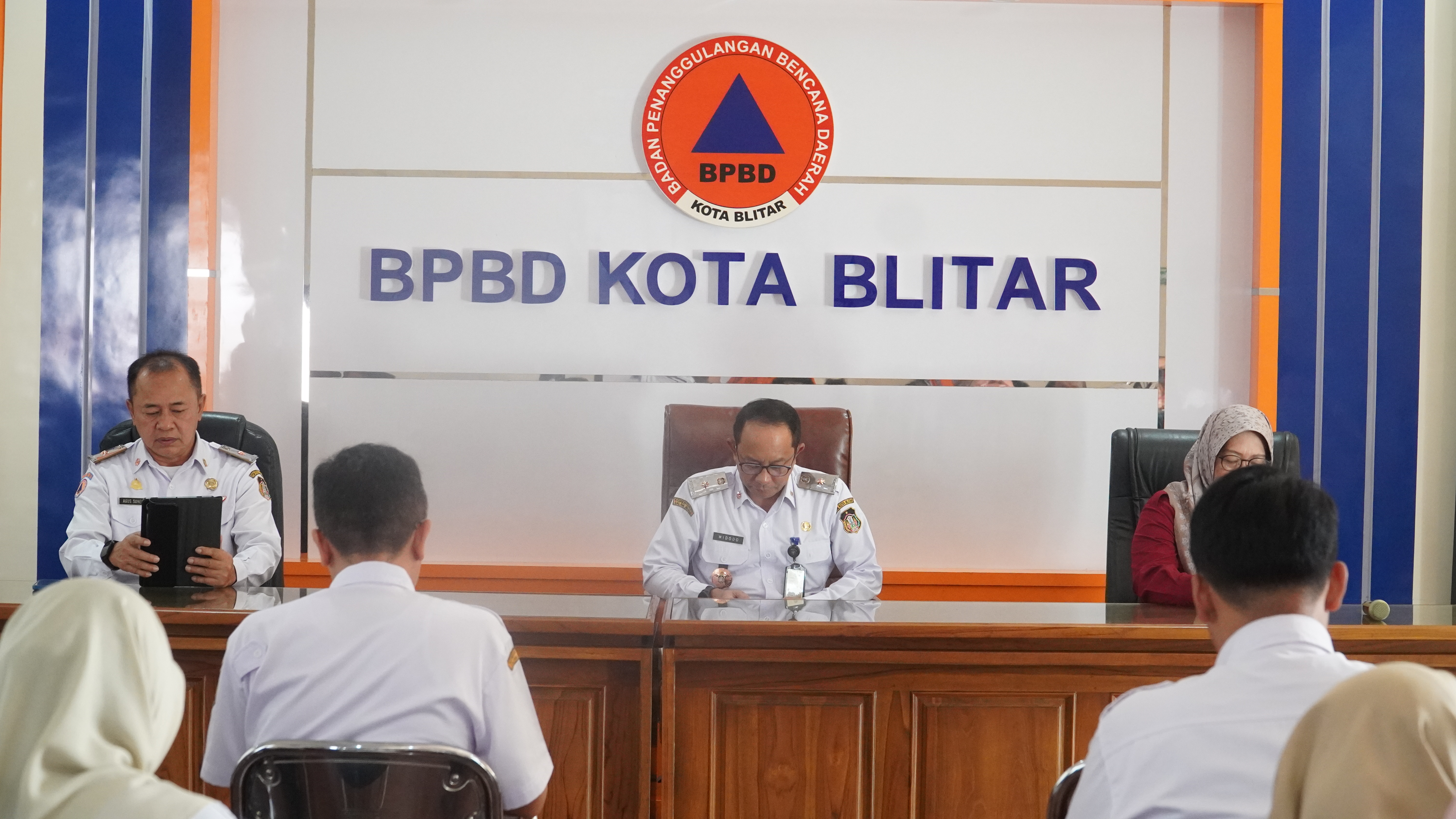 4 Juni 2025 - Penandatanganan PKS Penanganan Trauma Psikologis Pasca Bencana di Aula Kantor BPBD