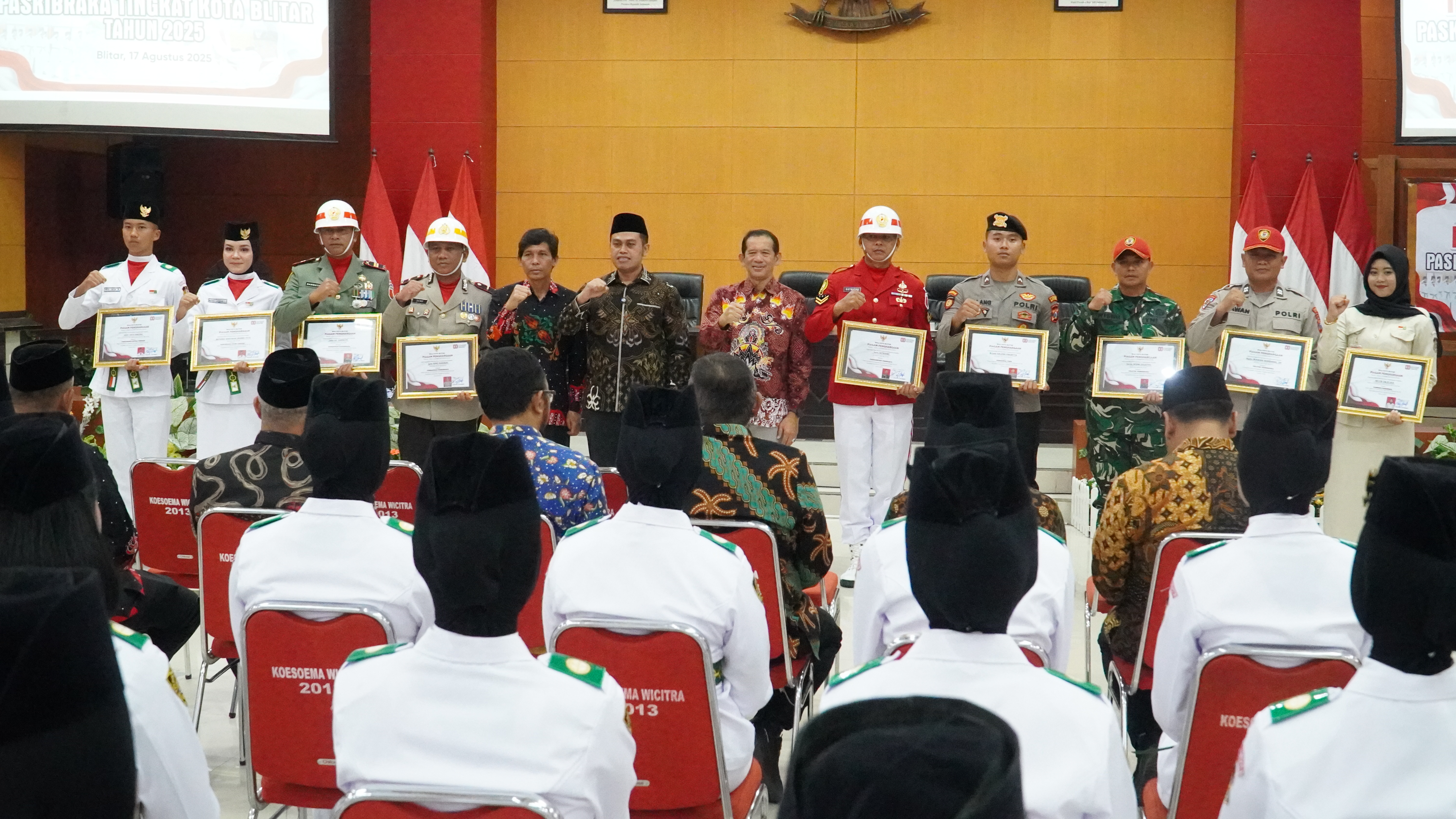 17 Agustus Pelepasan PASKIBRAKA Kota Blitar Tahun 2025