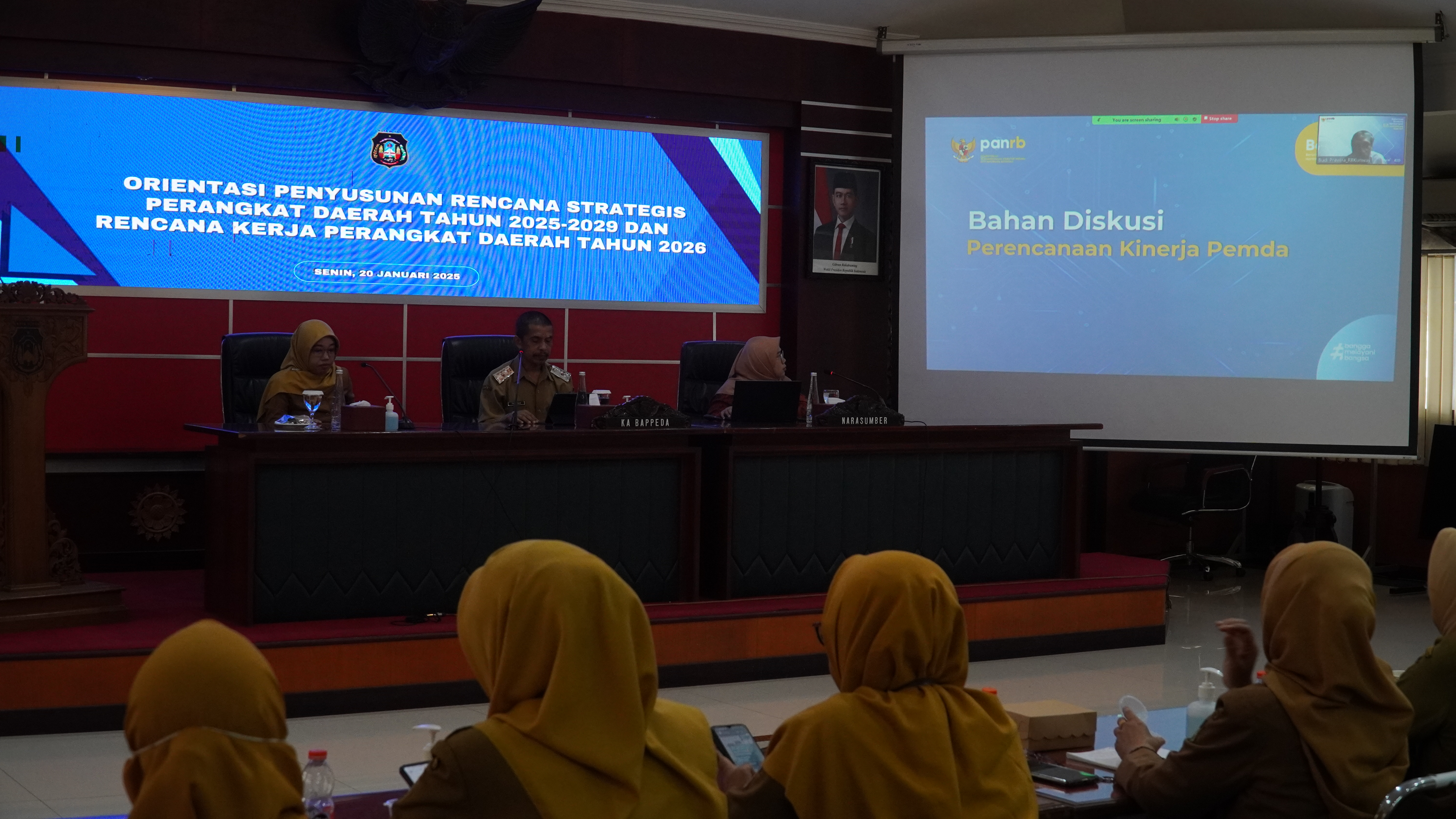 20 Januari 2025 - ORIENTASI  PENYUSUNAN RENSTRA PD TAHUN 2025-2029