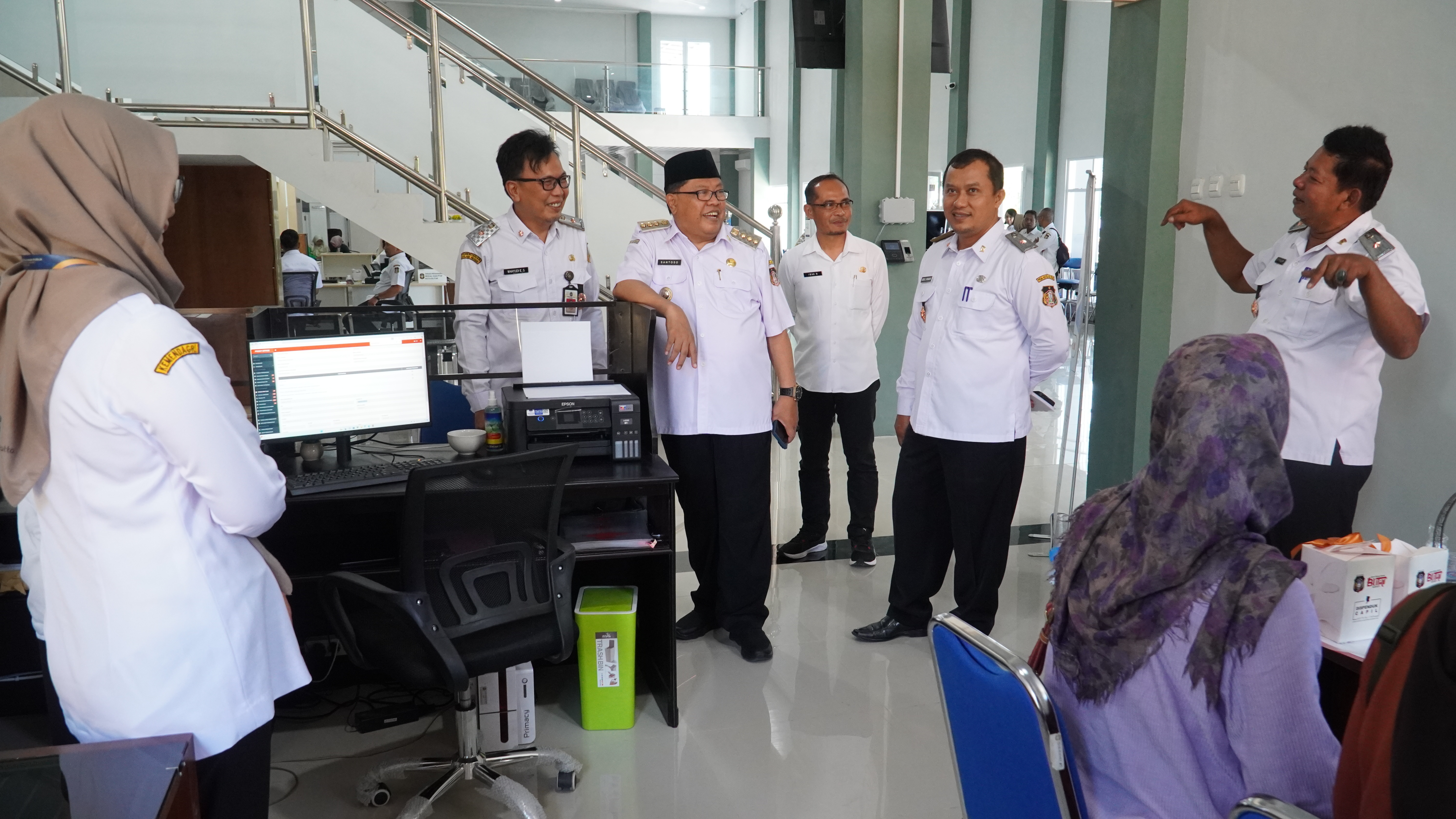 5 Februari  2025 - Peninjauan MALL PELAYANAN PUBLIK Kota Blitar di JL. Cokroaminoto